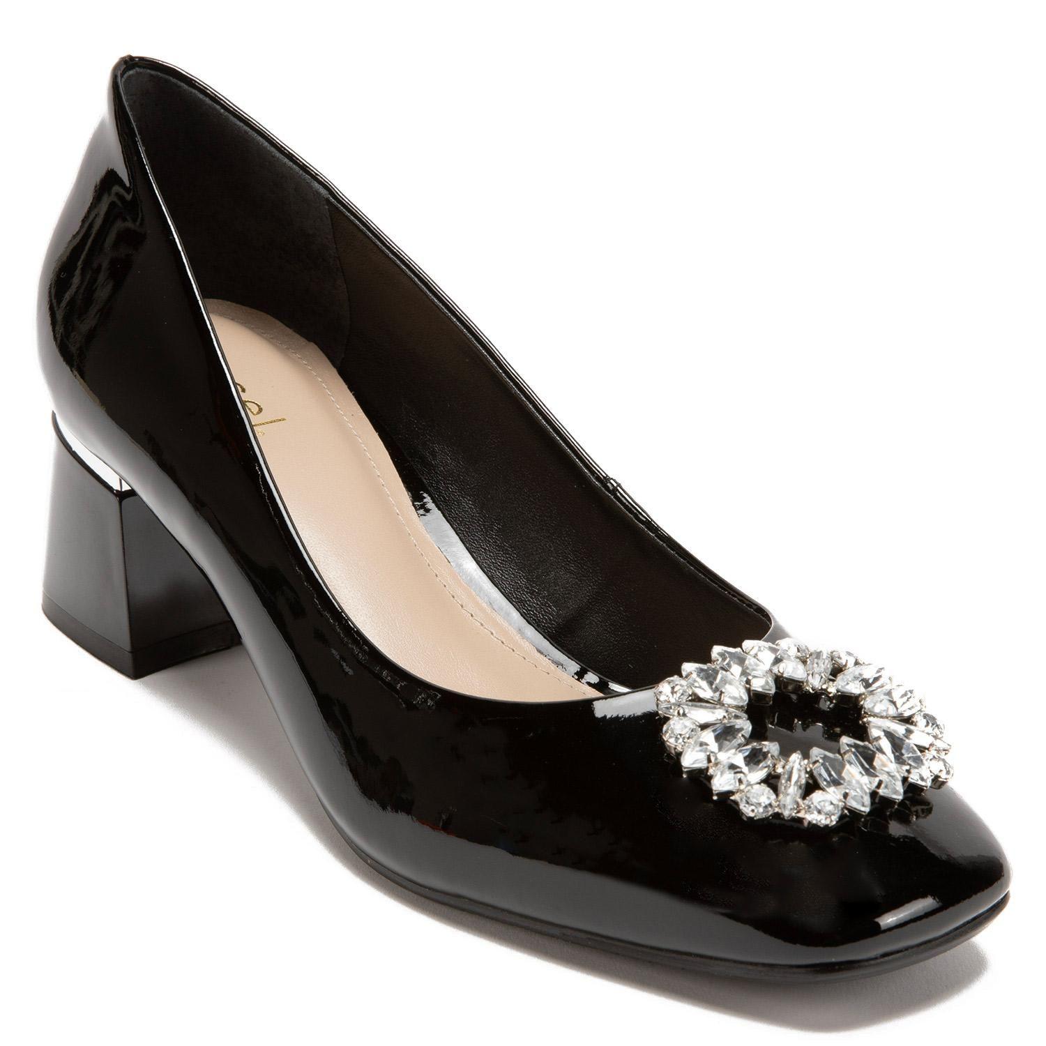 Zapato de cuero mujer Gacel negro Lua-2