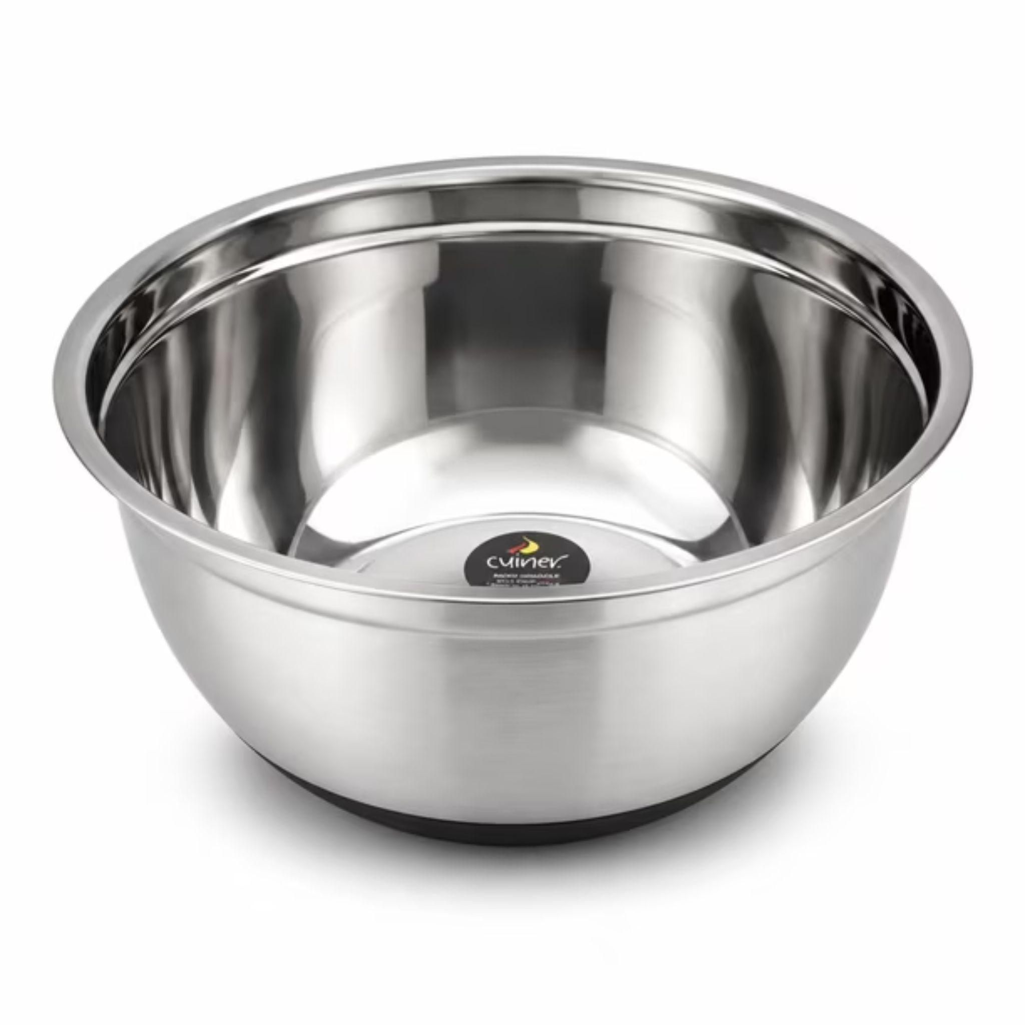 Pack 3 Bowls Acero Inoxidable Cuiner Base Antideslizante-3