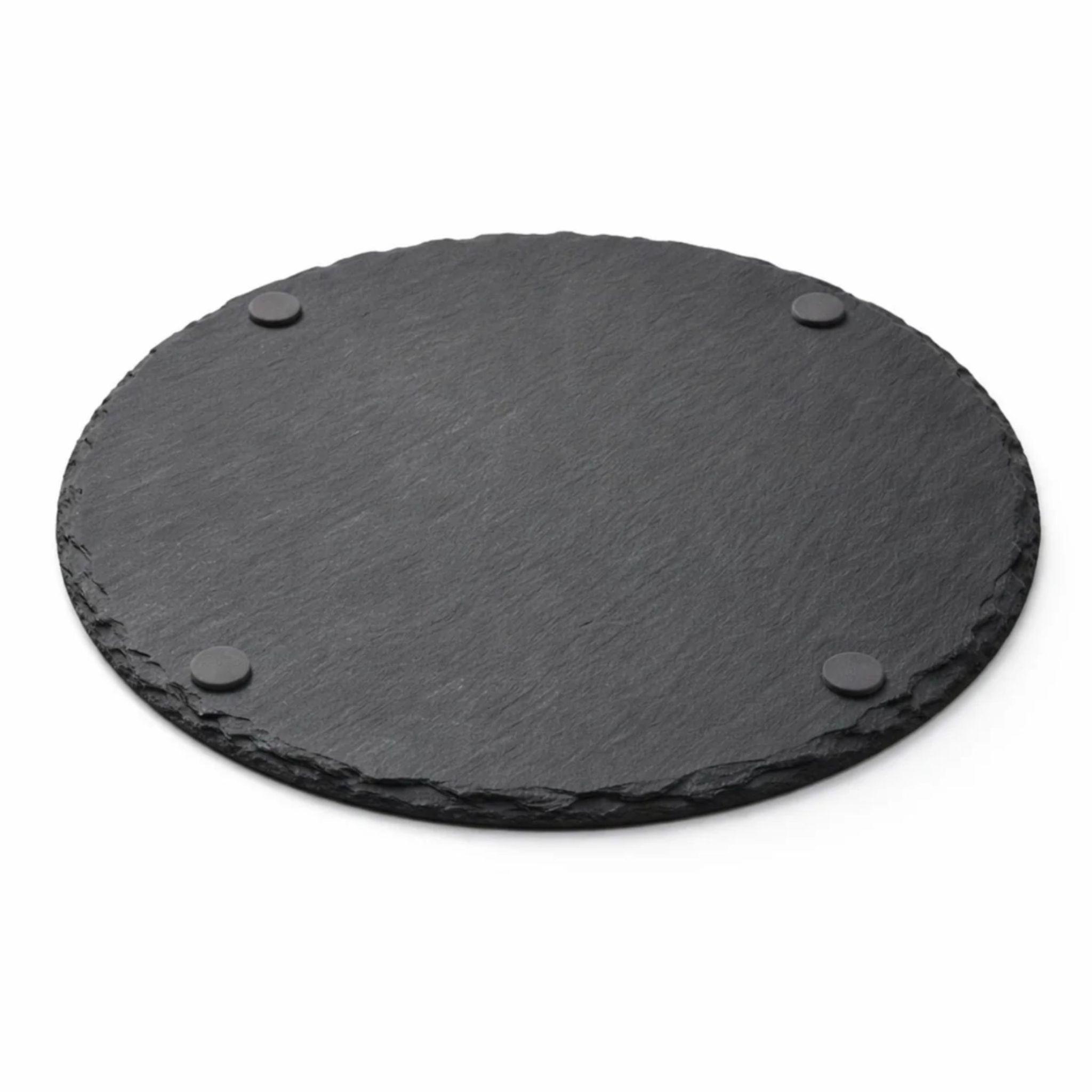 Plato Piedra Pizarra Circular 20cm Gourmet-5