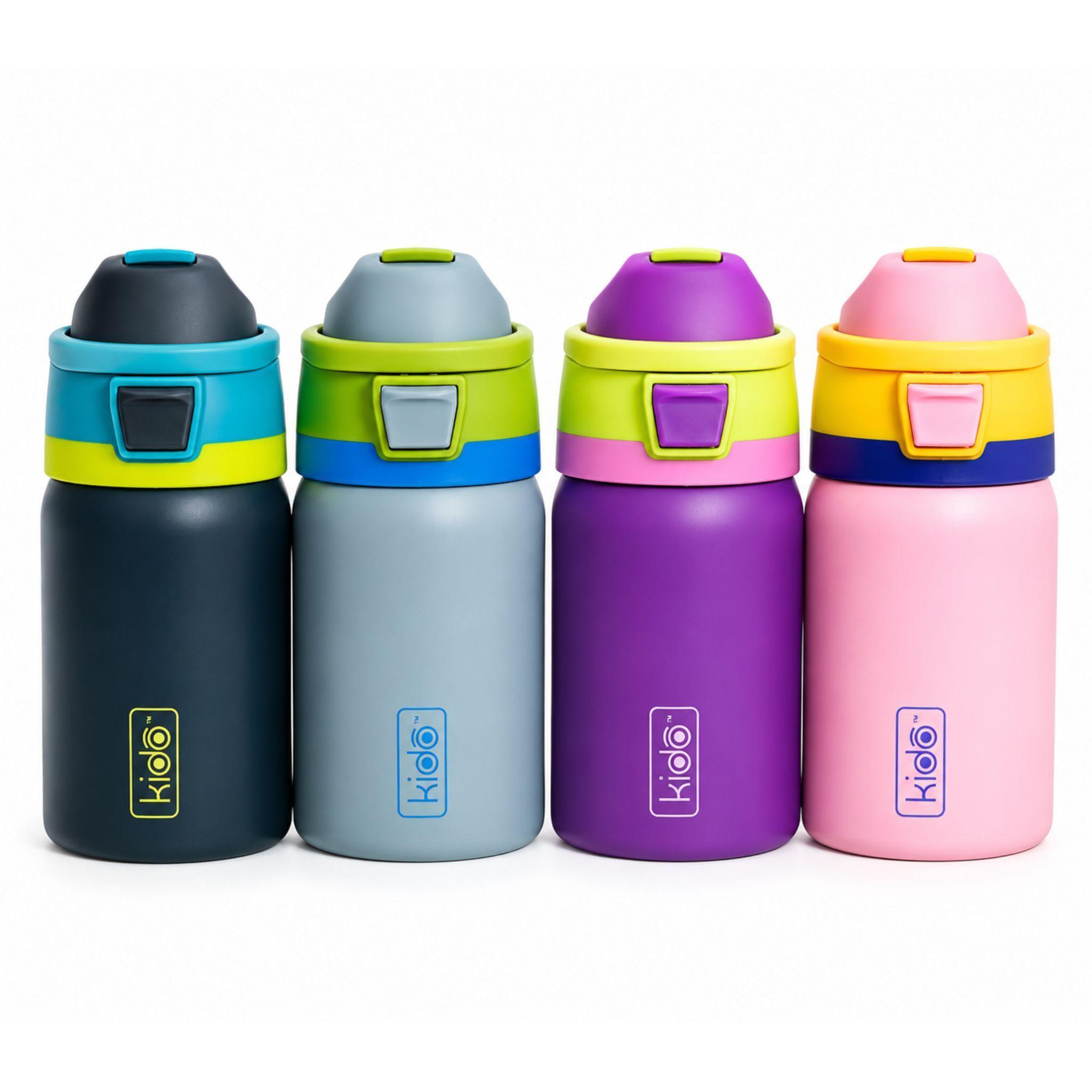 Termo De Agua Escolar Infantil Kido Acero Inoxidable Doble Pared 420ml-3