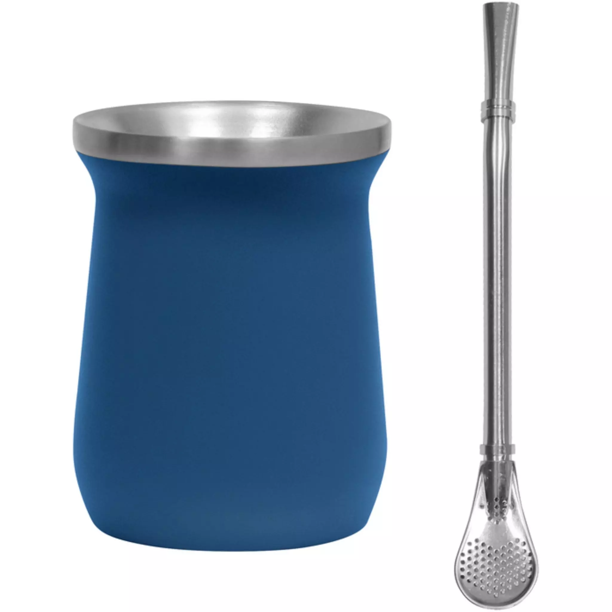Set Mate Premium 300ml Bombilla Acero Inoxidable Caja Kraft-2