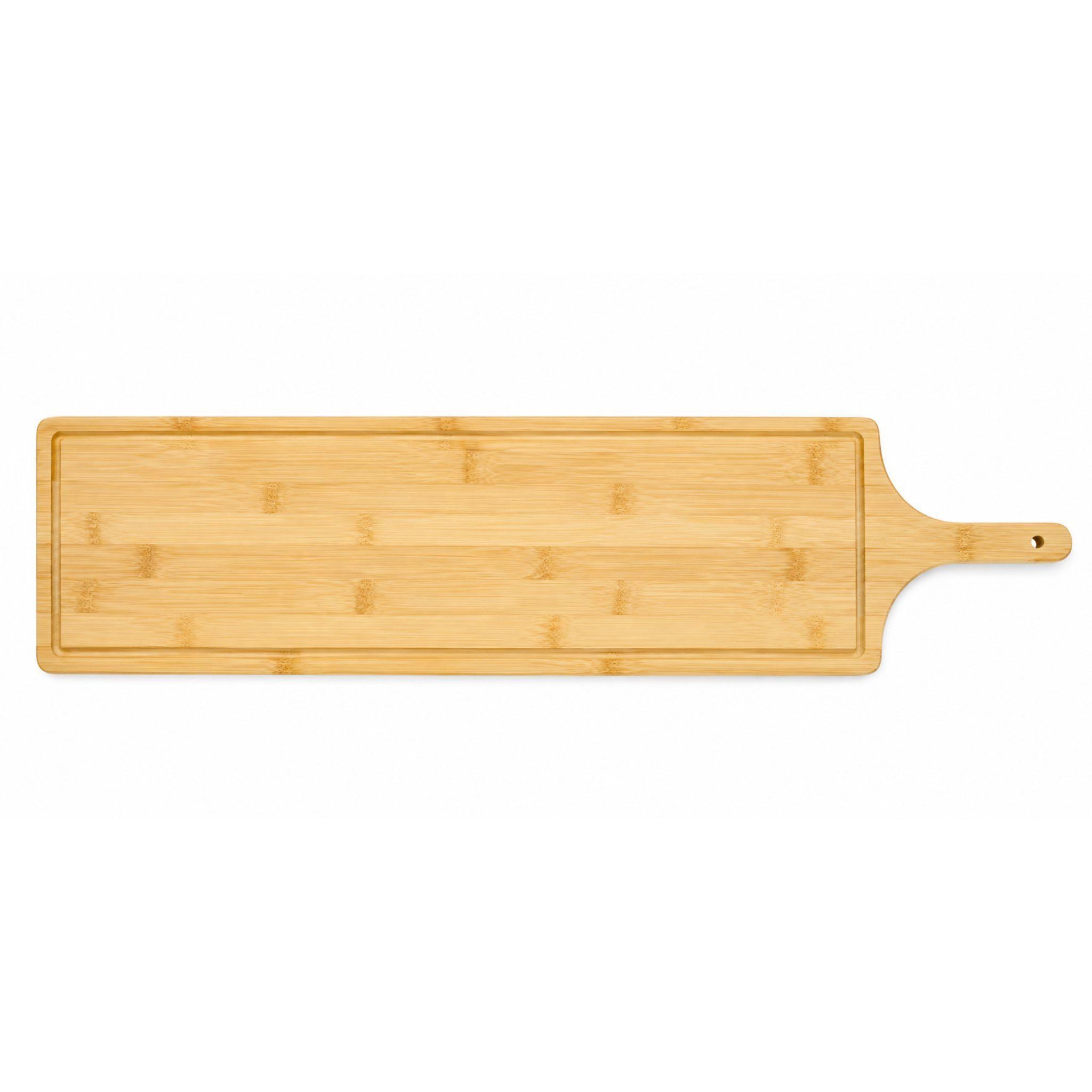 Tabla Para Picoteo Cocktail Quesos Picadillo XL 80cm Bambu-2