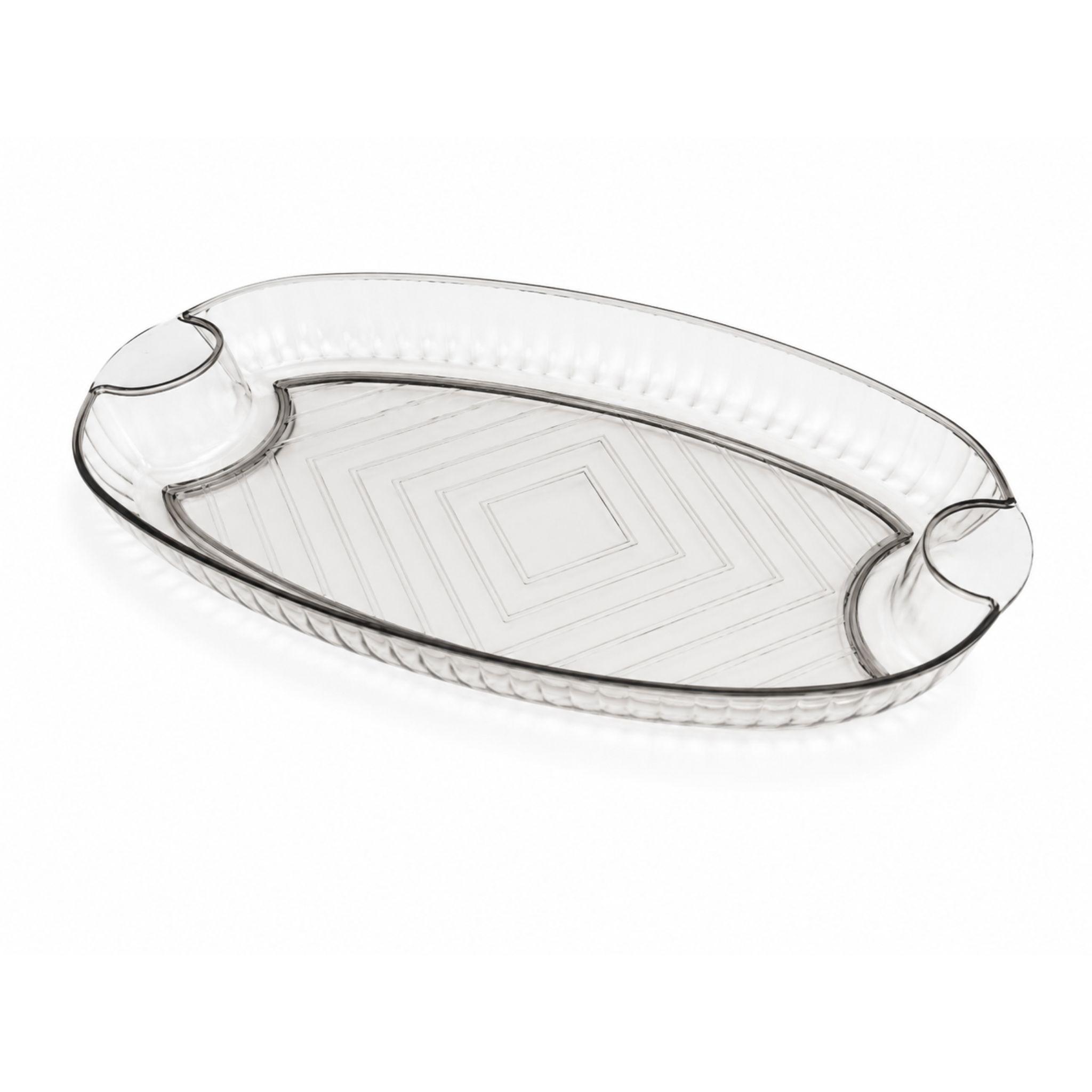 Bandeja Acr lica Rectangular 26 cm Ideal para Servir y Organizar-0