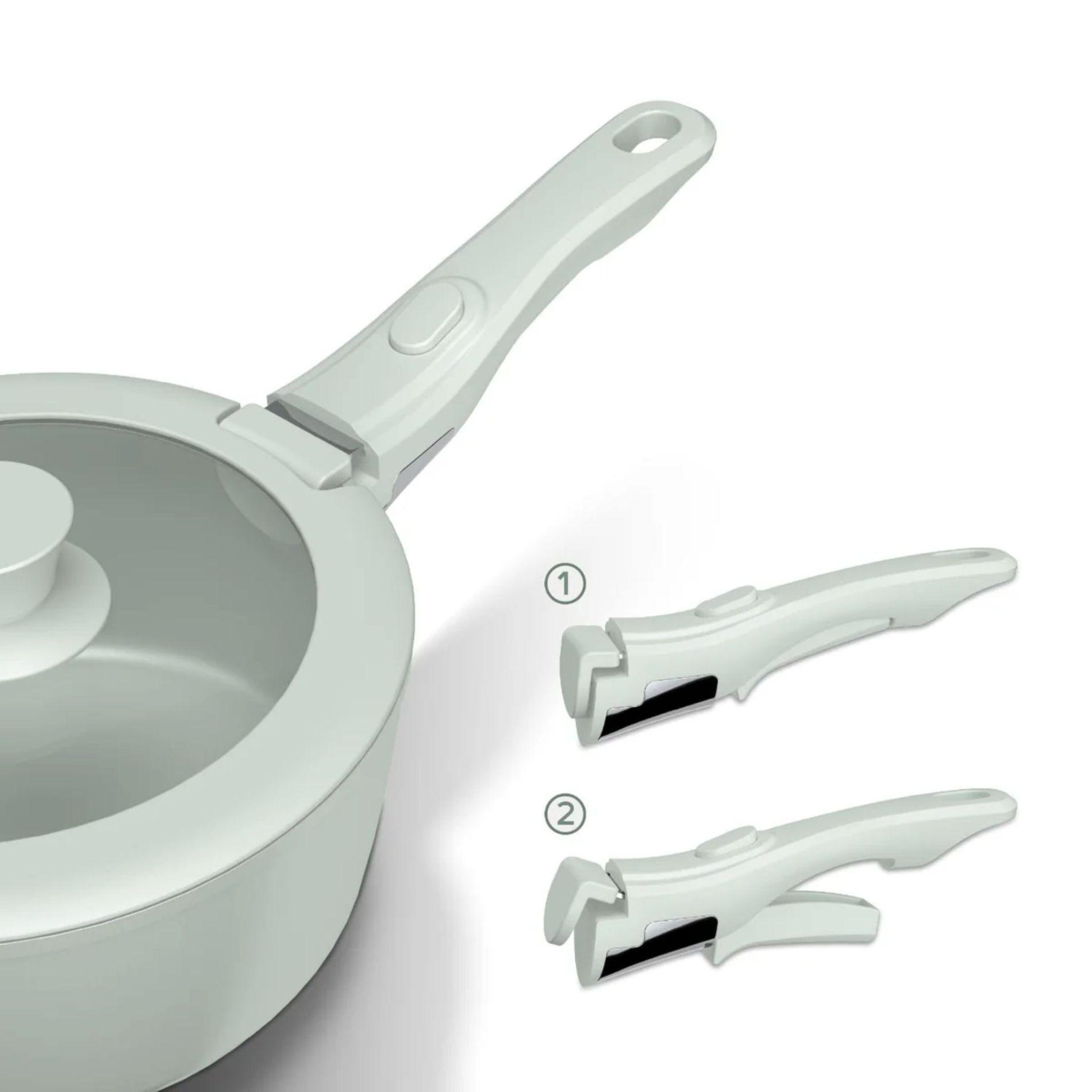 Batería De Cocina / Juego Ollas Aluminio Forjador 14 Pzas-Menta-4