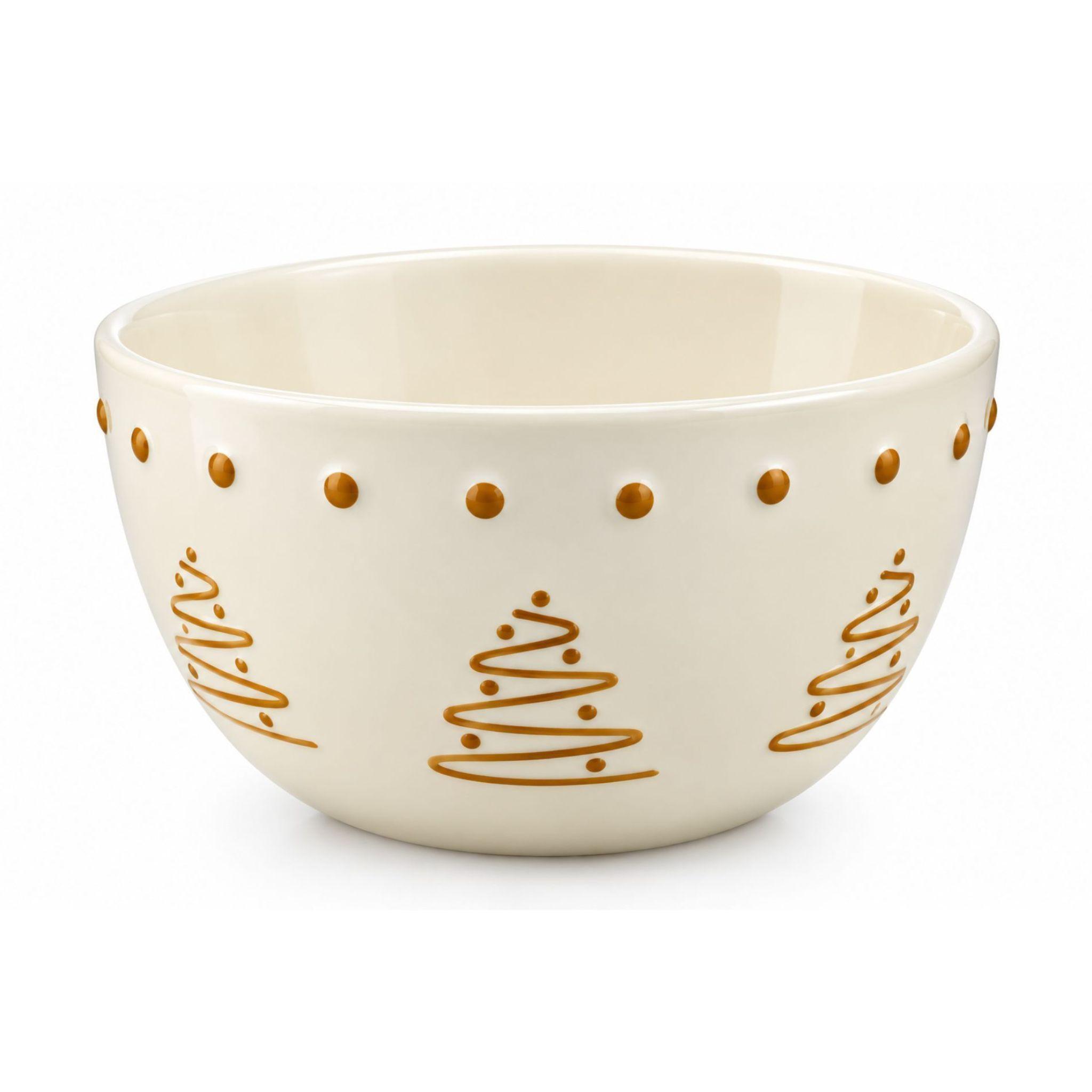 Set 3 Pocillos Bowls Navidad Porcelana 200ml Postres-3