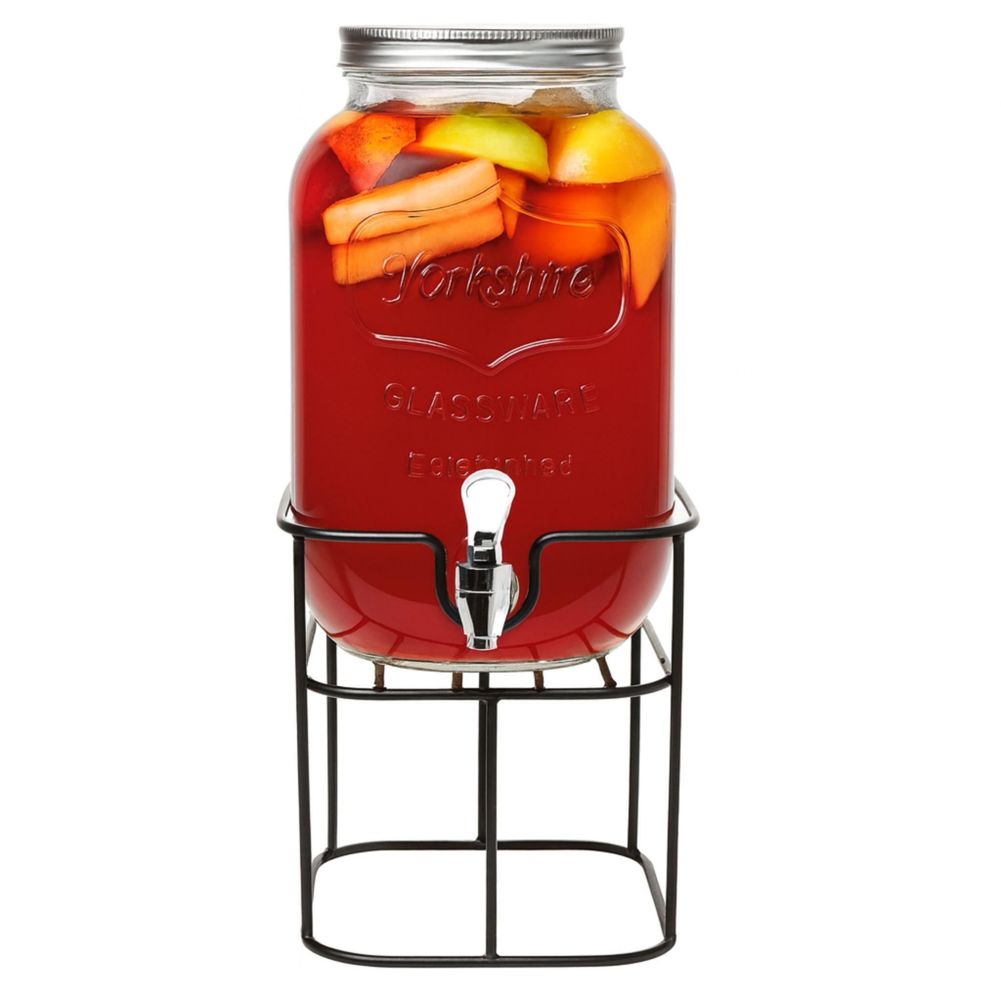 Dispensador De Jugos Agua Bebidas Con Atril 4 Litros-0