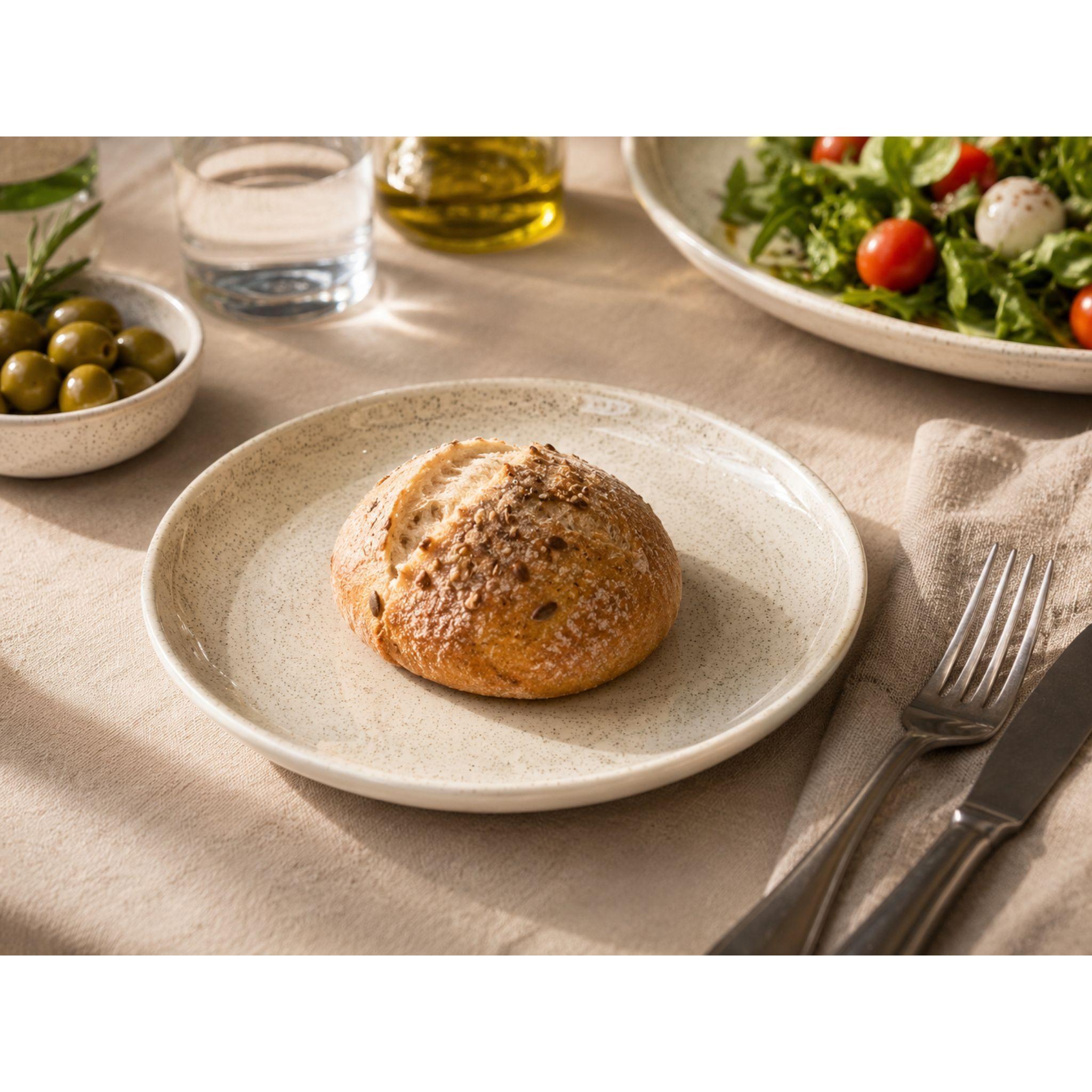6 Platos de Pan de Porcelana Wellington Dune 17 7 cm Dise o Moteado-2
