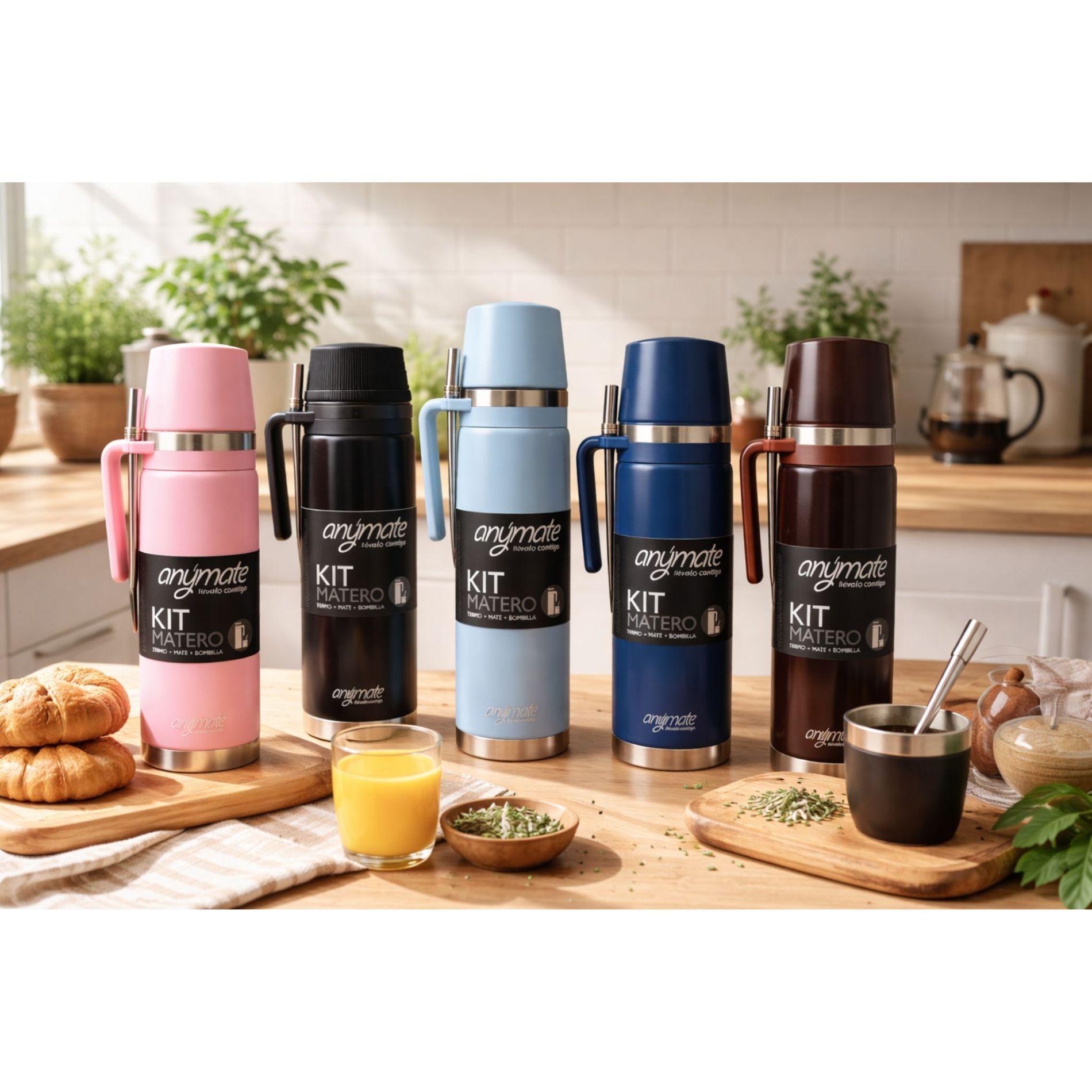 Kit Matero 3 en 1 Premium Anymate Termo Mate y Bombilla-2