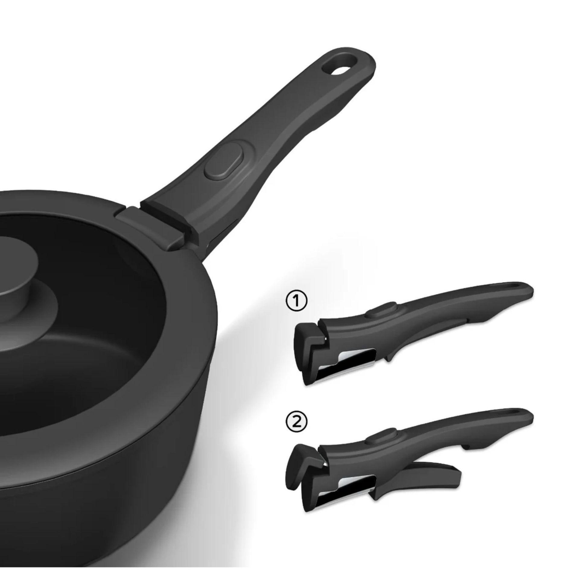 Batería De Cocina - Juego De Ollas Snap-On 11 Piezas - Negro-4