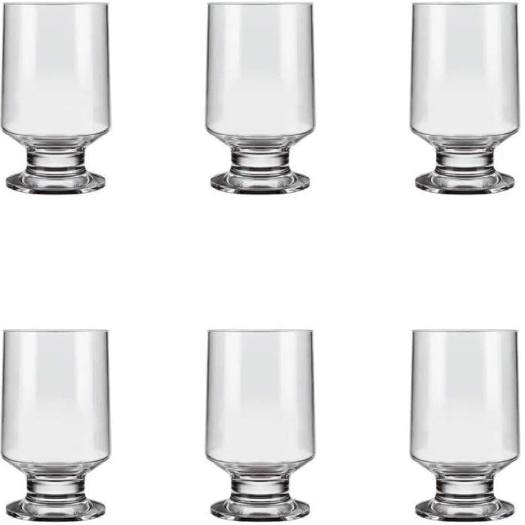 Set 6 Copas De Vidrio Cortas Nadir 260ml-2
