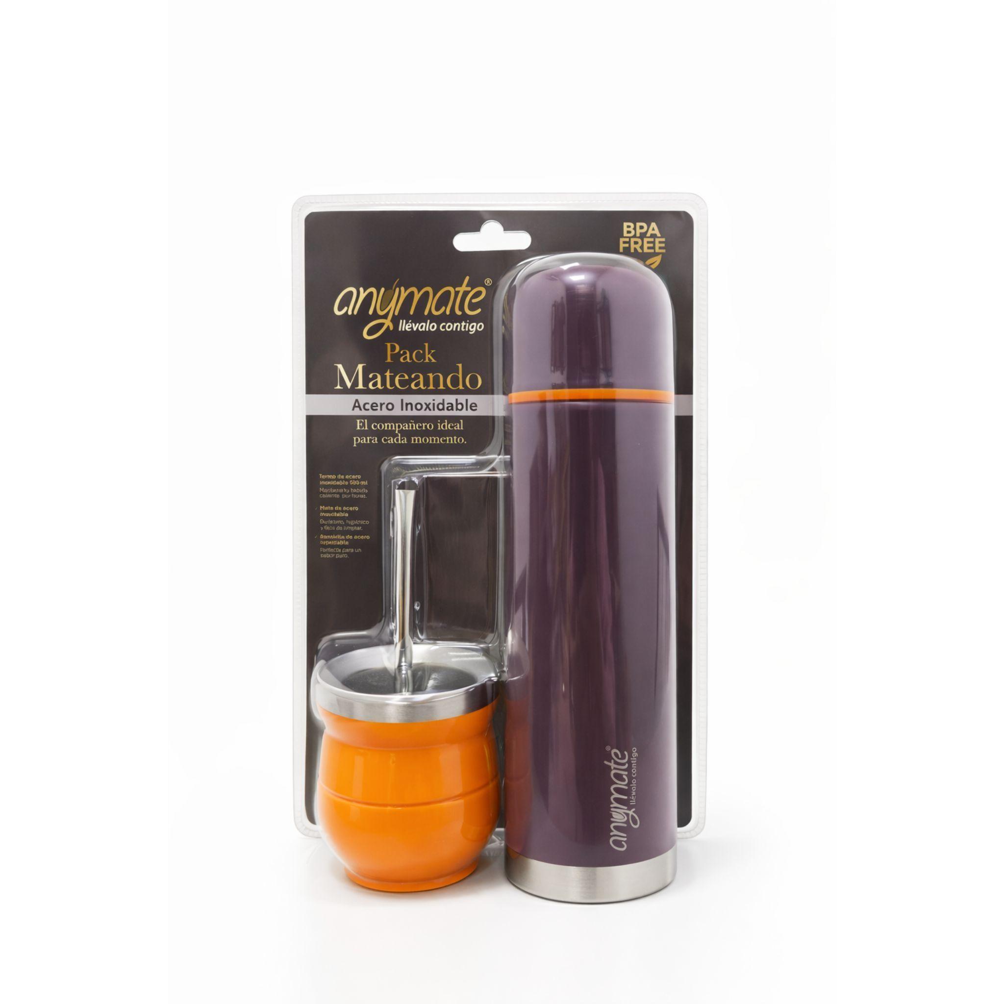 Pack Mate 4 En 1 Termo Mate Con Bombilla m s Bolso m s Matero-2