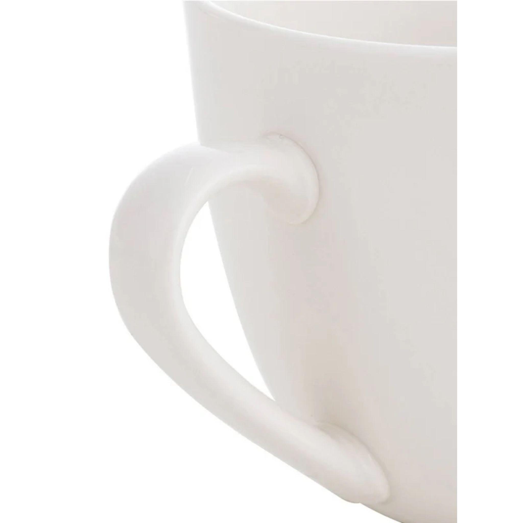 Tazas De T Porcelana Blanca Hallen 260ml X6-2