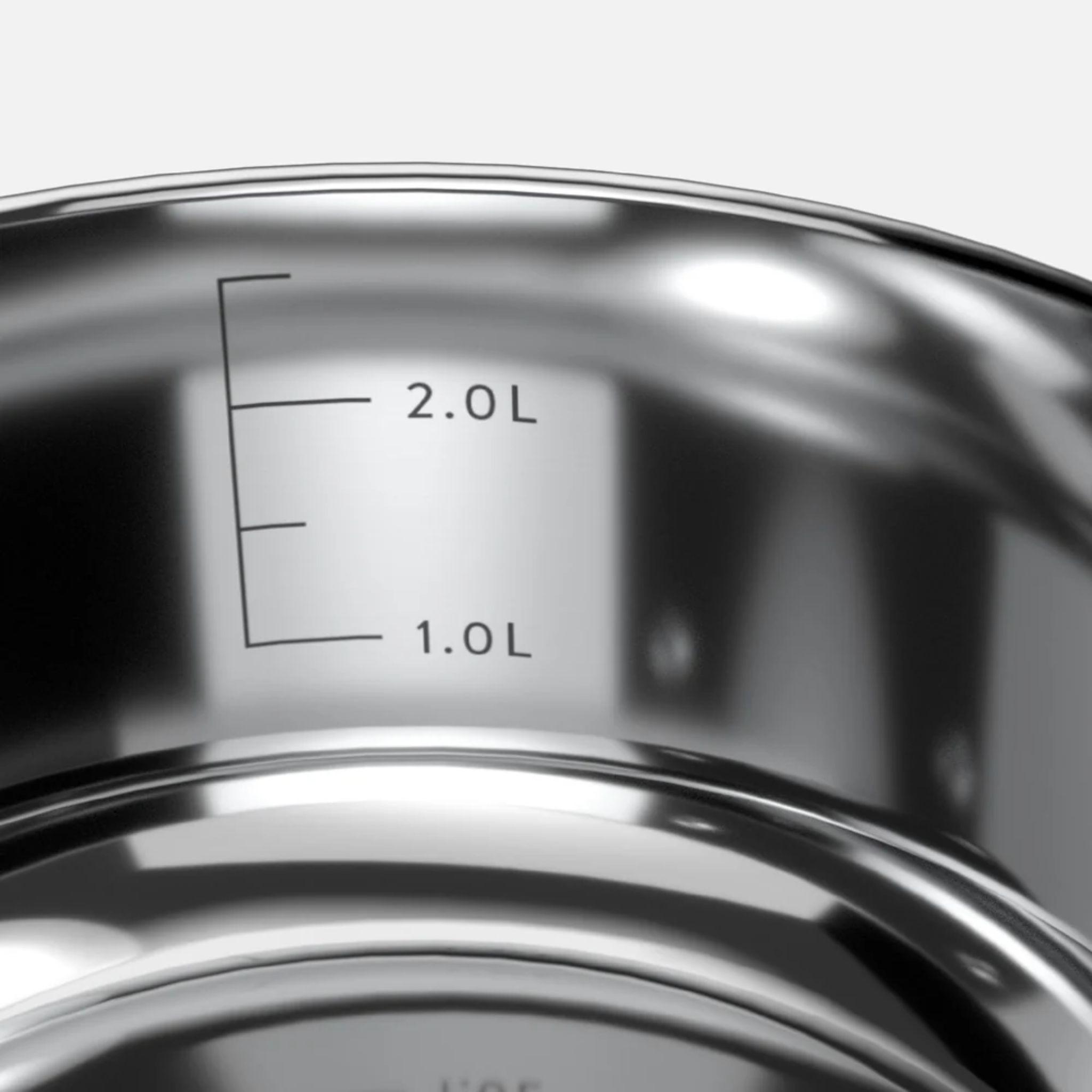 Olla Cacerola Alta Acero Inoxidable 9.3L (24cm) - Wens-4