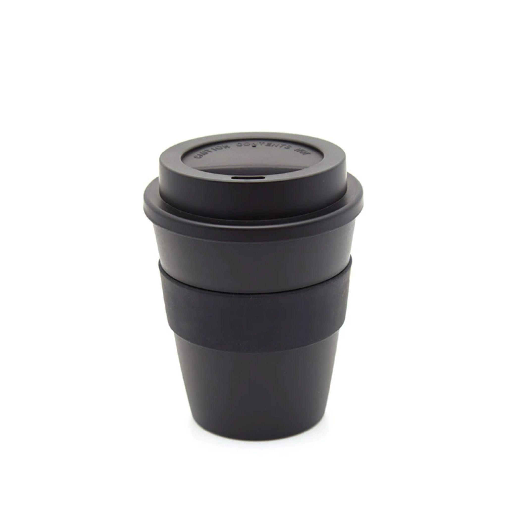 Vaso Reutilizable Caf 350ml con Banda Silicona Libre BPA-0