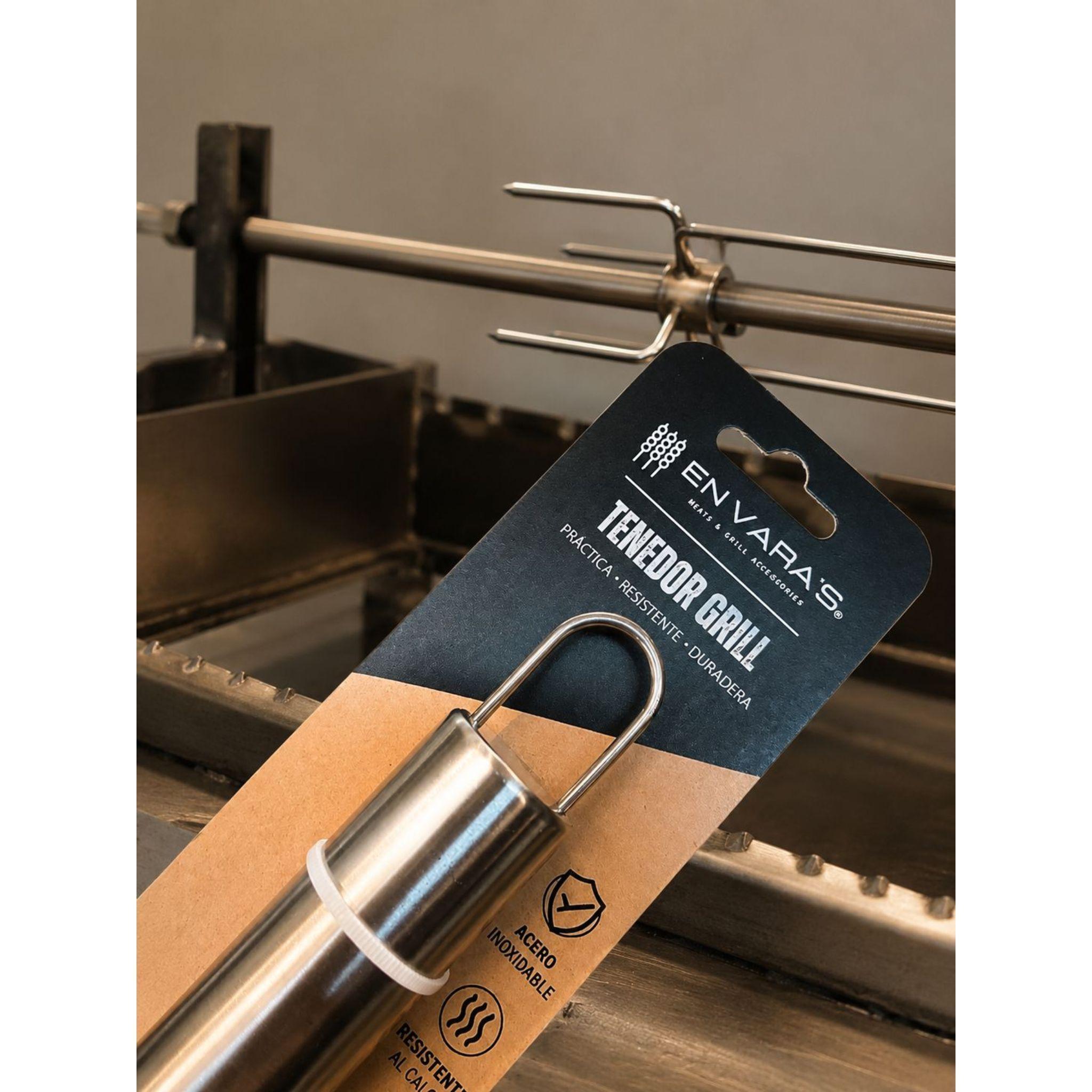Tenedor Parrillero Profesional Trincho Para Asados 40cm-3