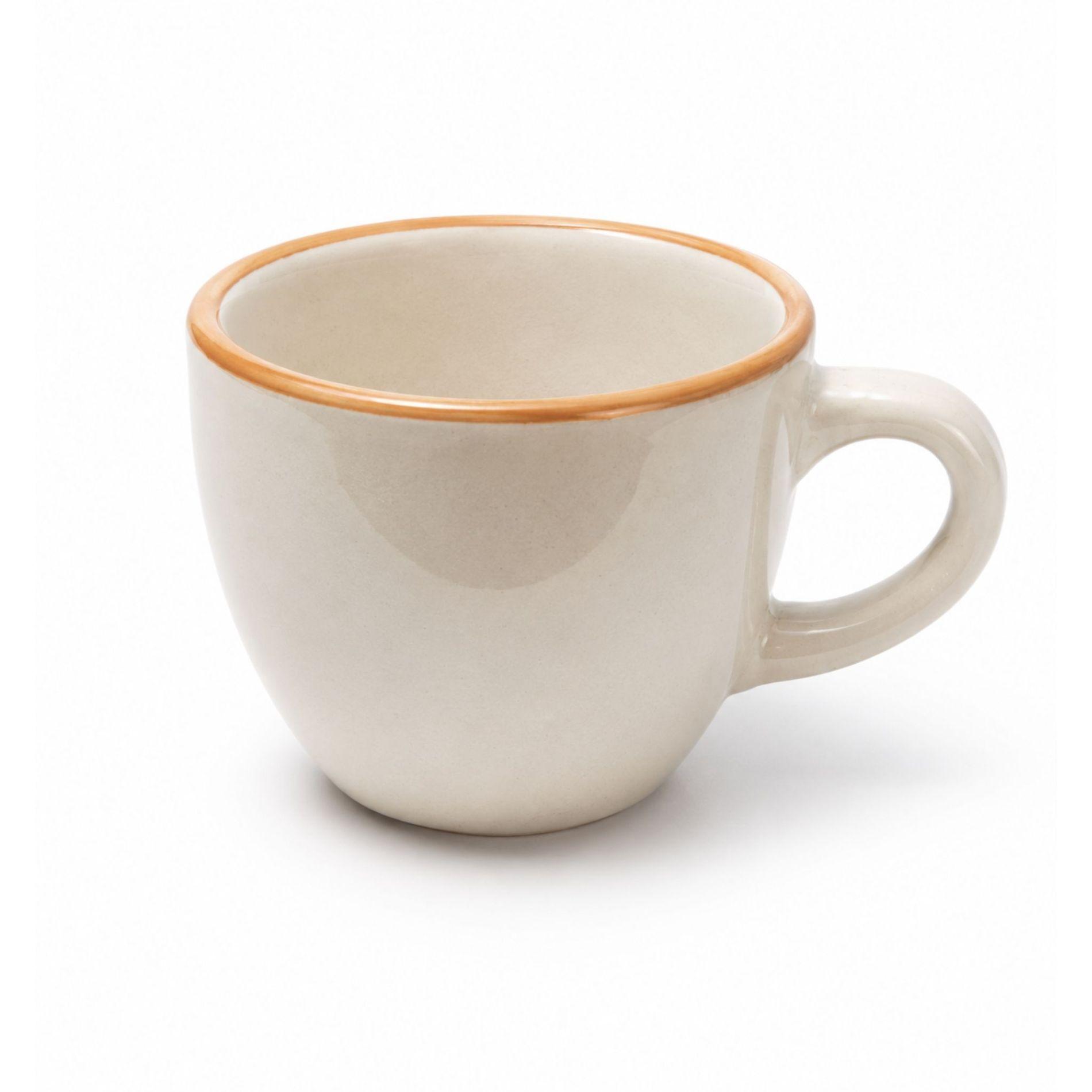 Set 6 Tazas De Caf Espresso Porcelana 90ml 6 Platillos Hallen-2
