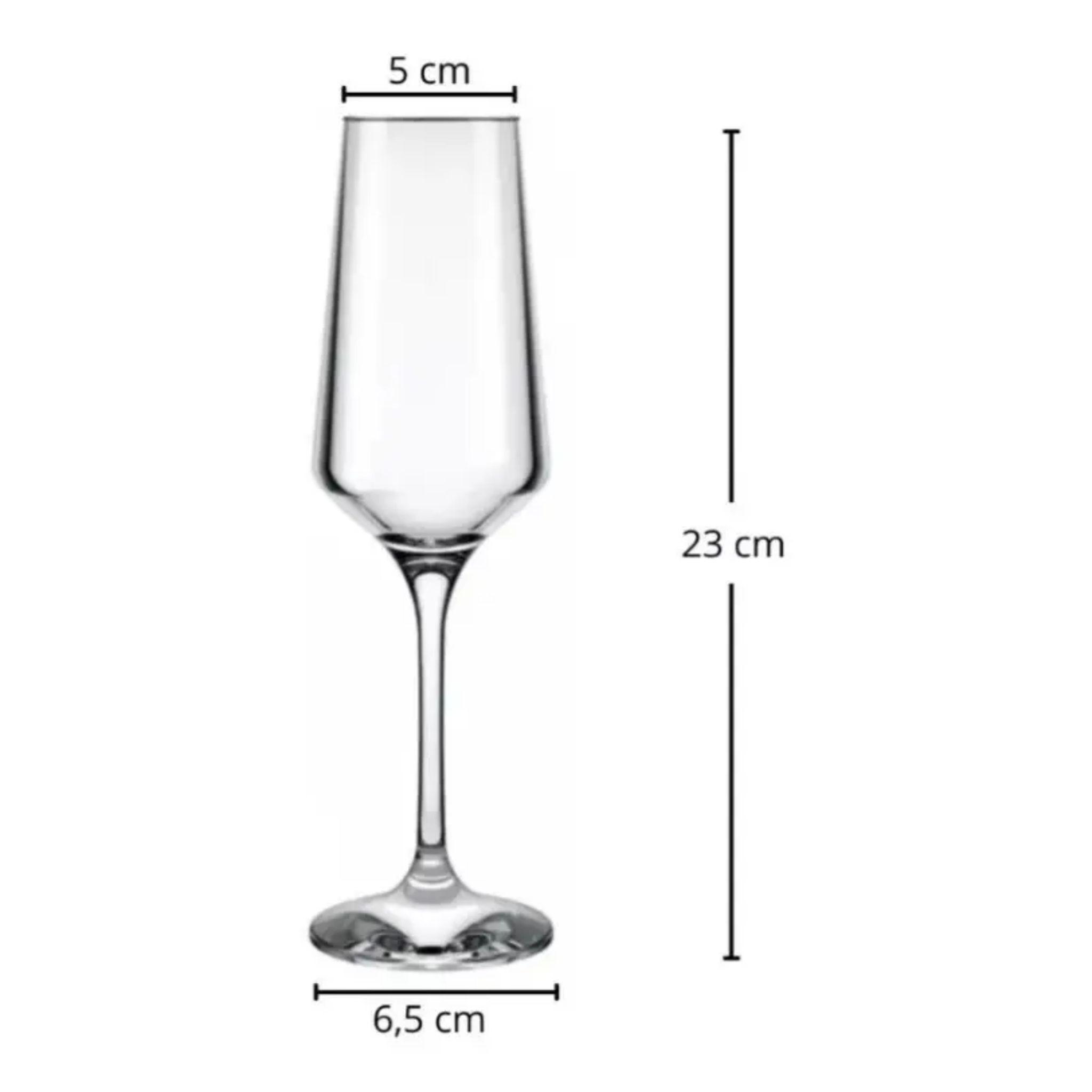 Set 12 Copas Champagne Espumante Diamante Nadir 225ml-2