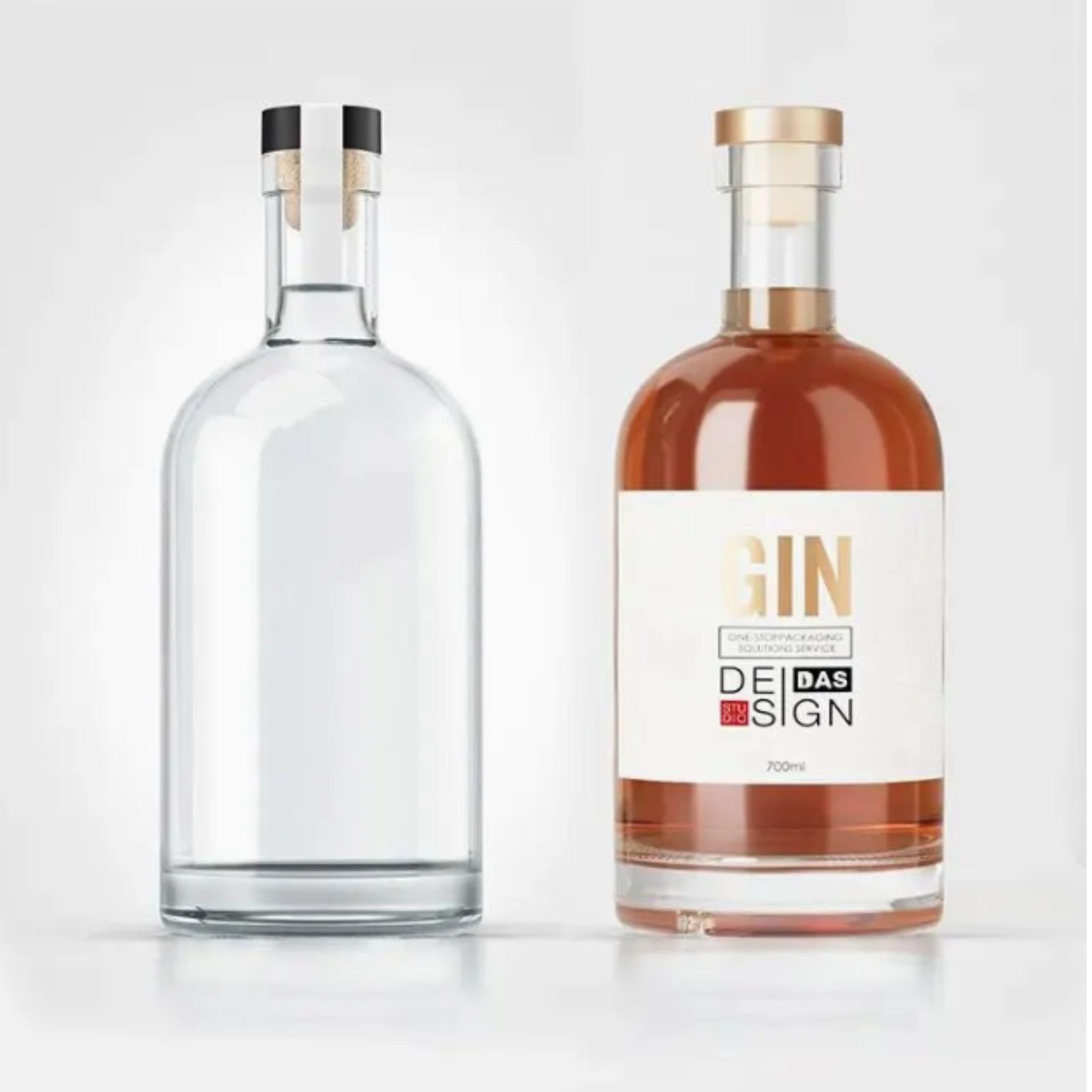 Botella Hermética De Vidrio Decantadora Vino Licor 750ml-4