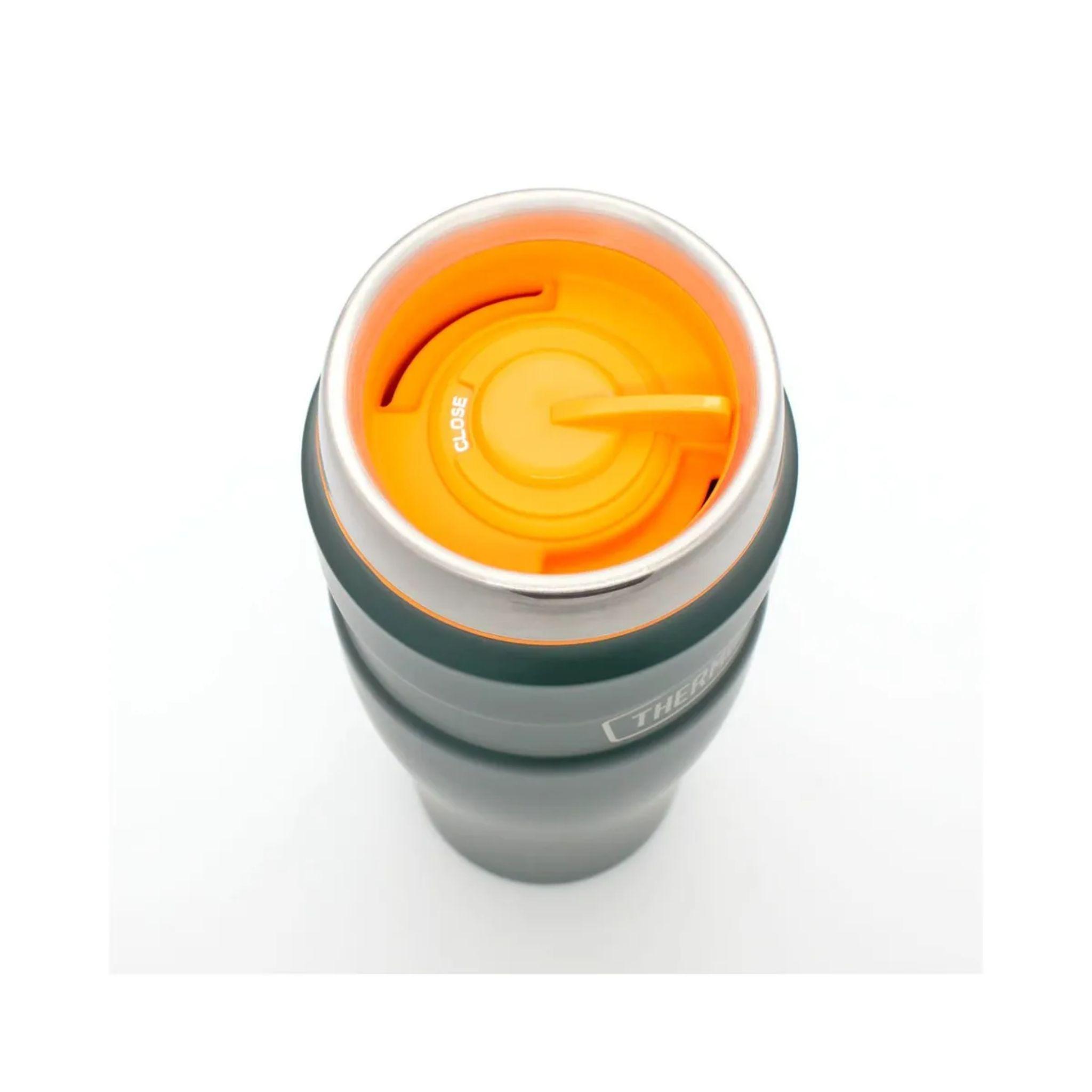 Mug Termico Thermos 470ml Vaso Acero Inoxidable King Verde-2