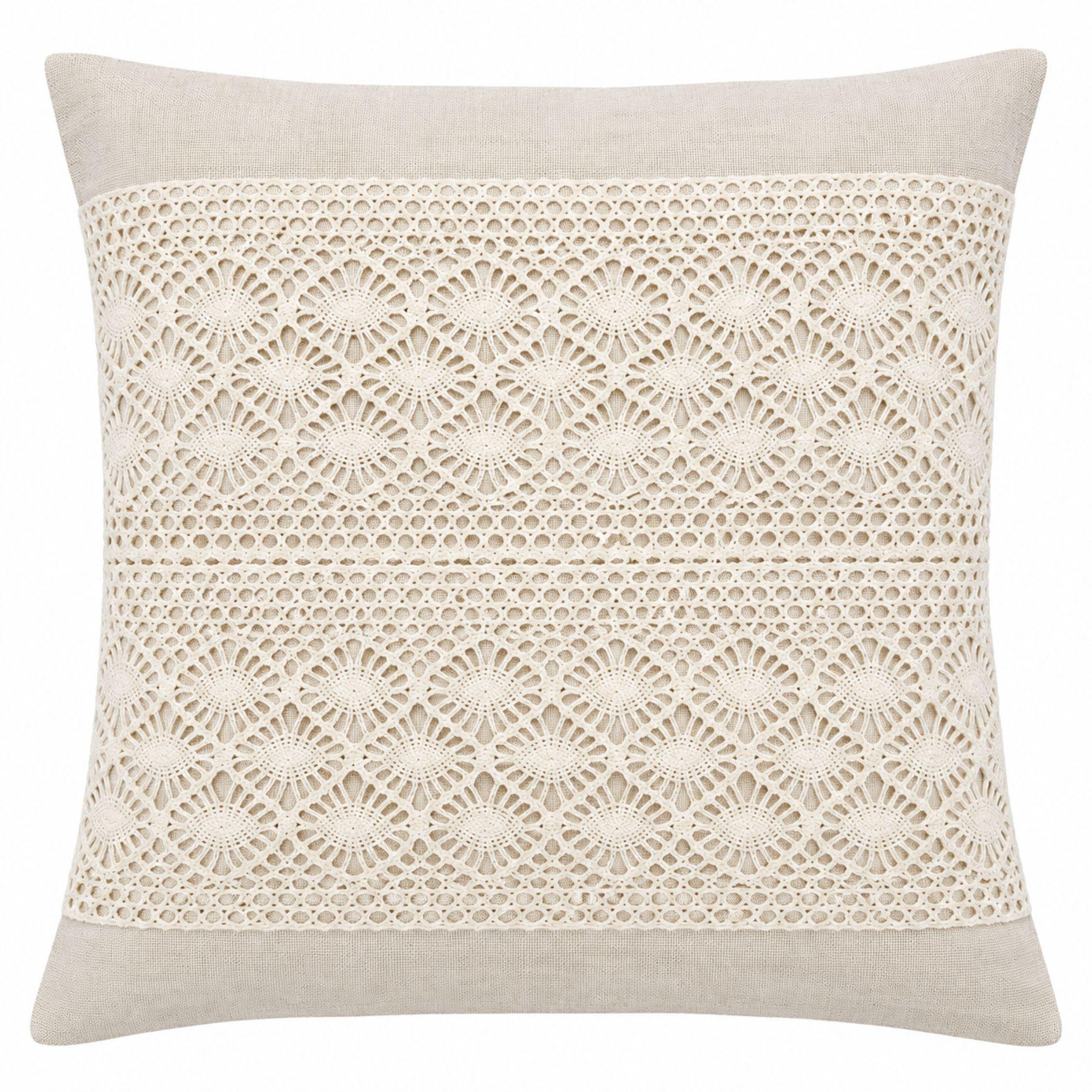 Pack 2 Fundas De Cojin Decorativo Tejido Boho 45x45cm-2