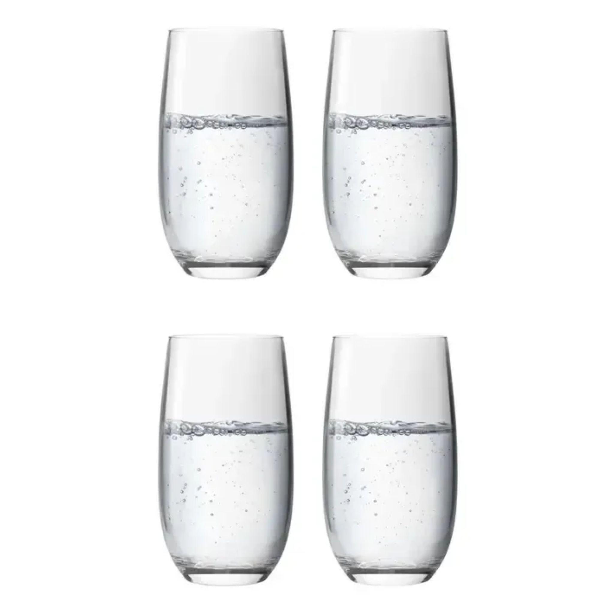 4 Vasos De Vidrio Bebidas Cocteles 500ml Montepulciano Hausmann-2