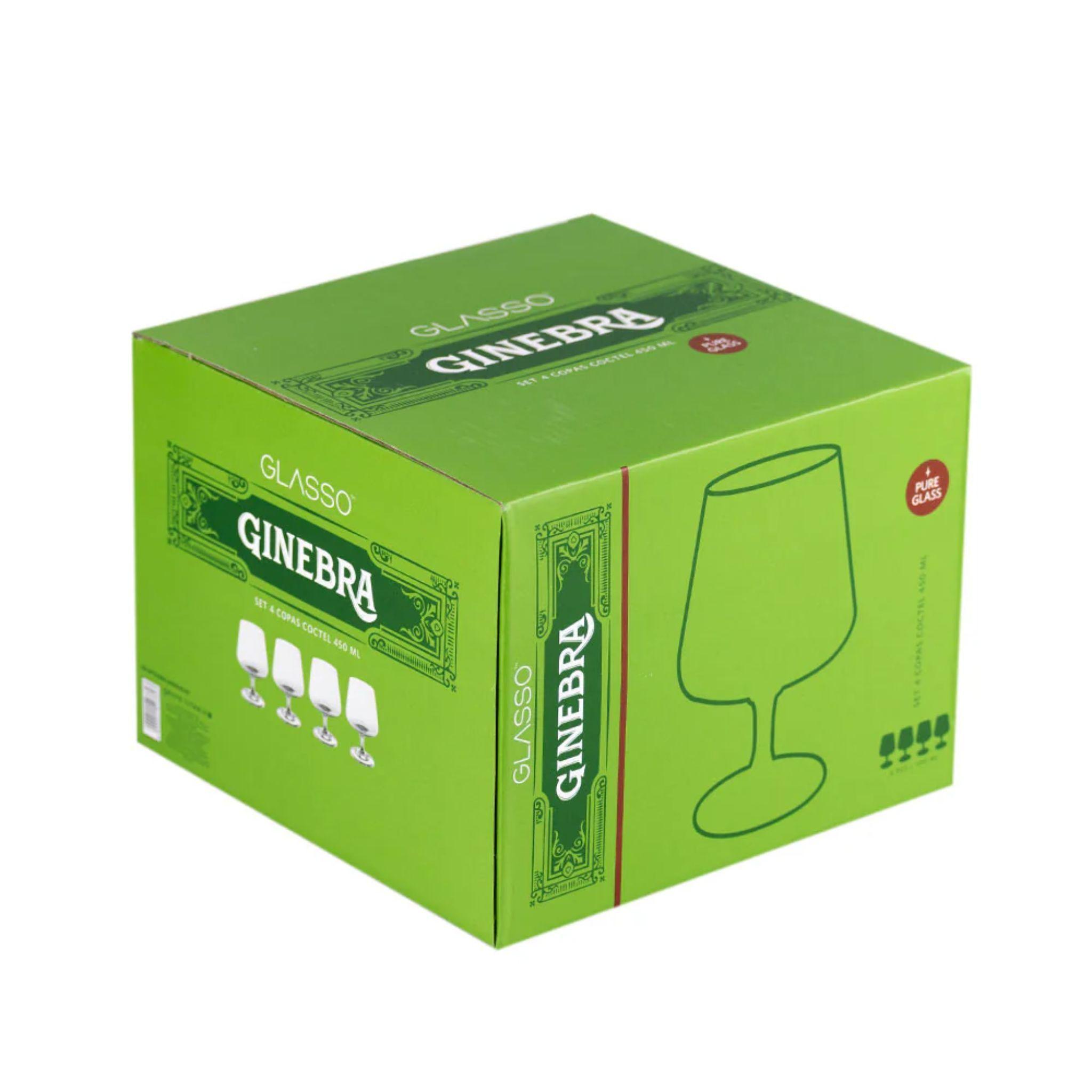 Set 4 Copas Glasso Ginebra 450ml para C cteles-3