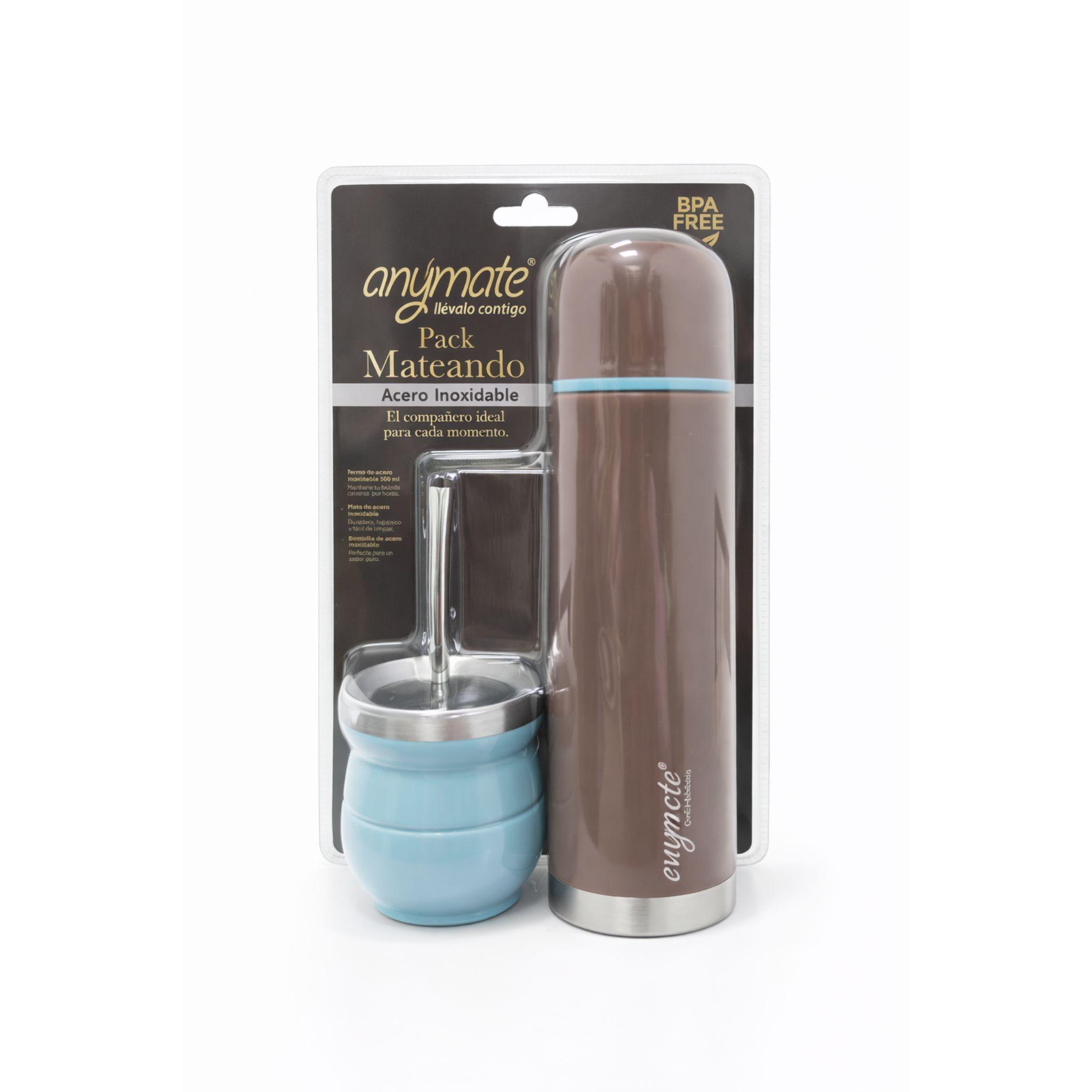 Set Matero 4 En 1 Mate Con Bombilla Termo Bala Bolso Matero-2