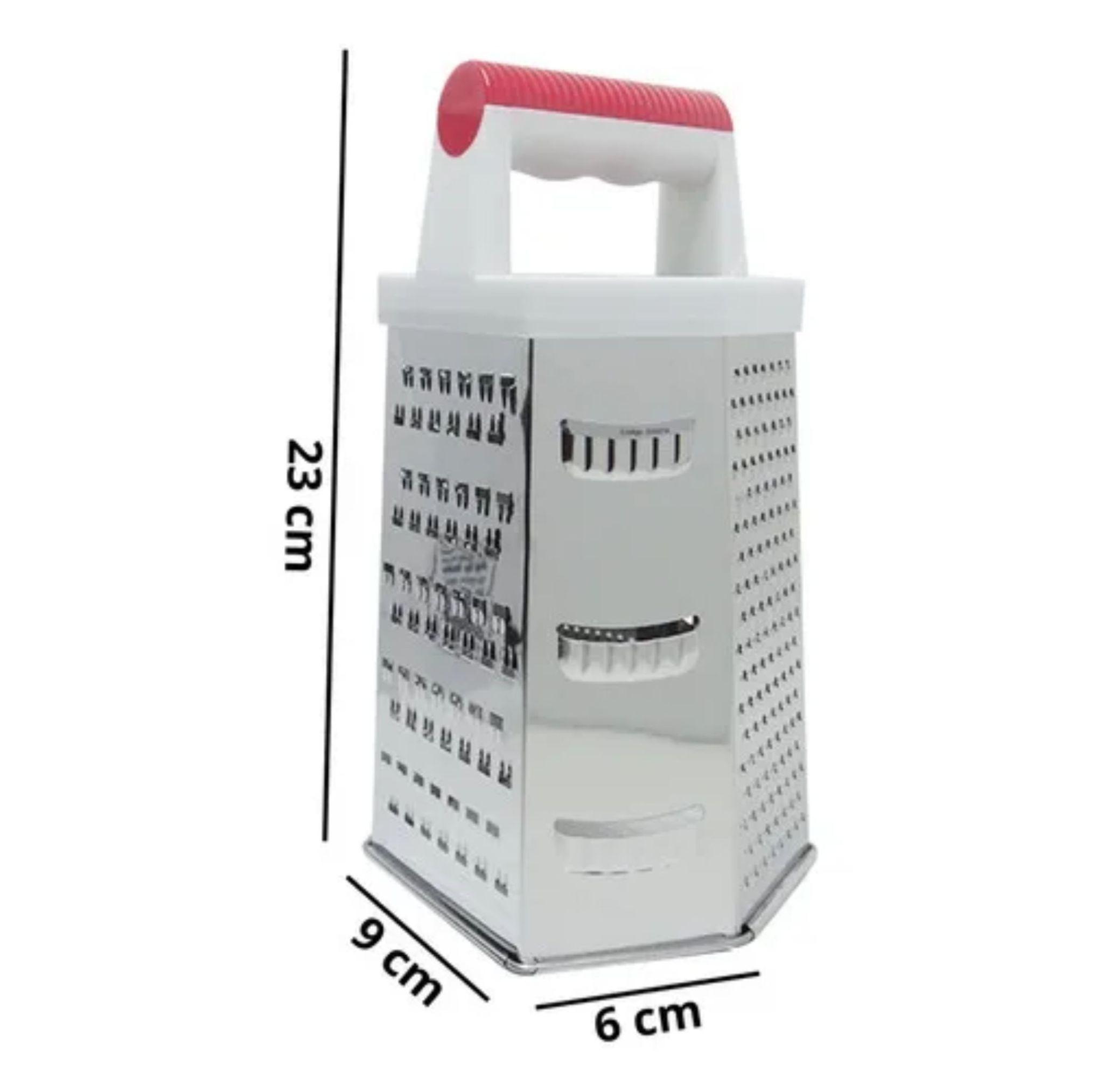 Rallador Acero Inoxidable De Verduras Queso-3