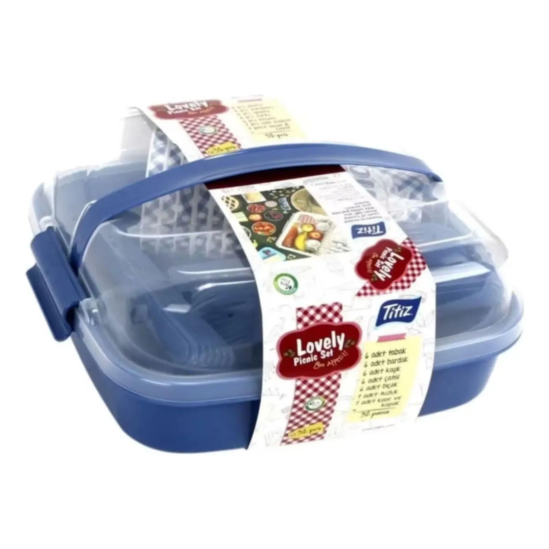 Kit De Picnic 36 Piezas Titiz 6 Personas-0