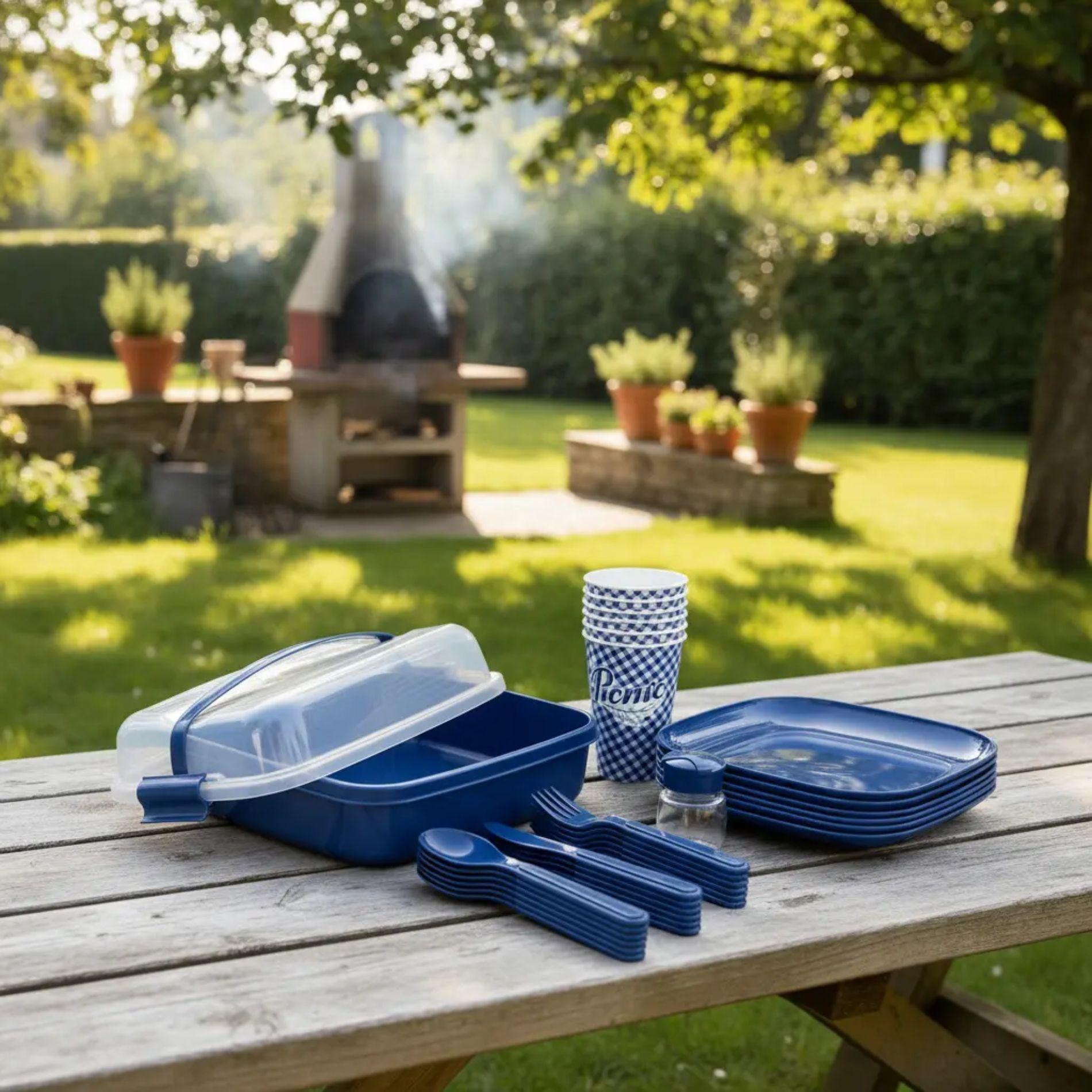 Kit De Picnic 36 Piezas Titiz 6 Personas-1