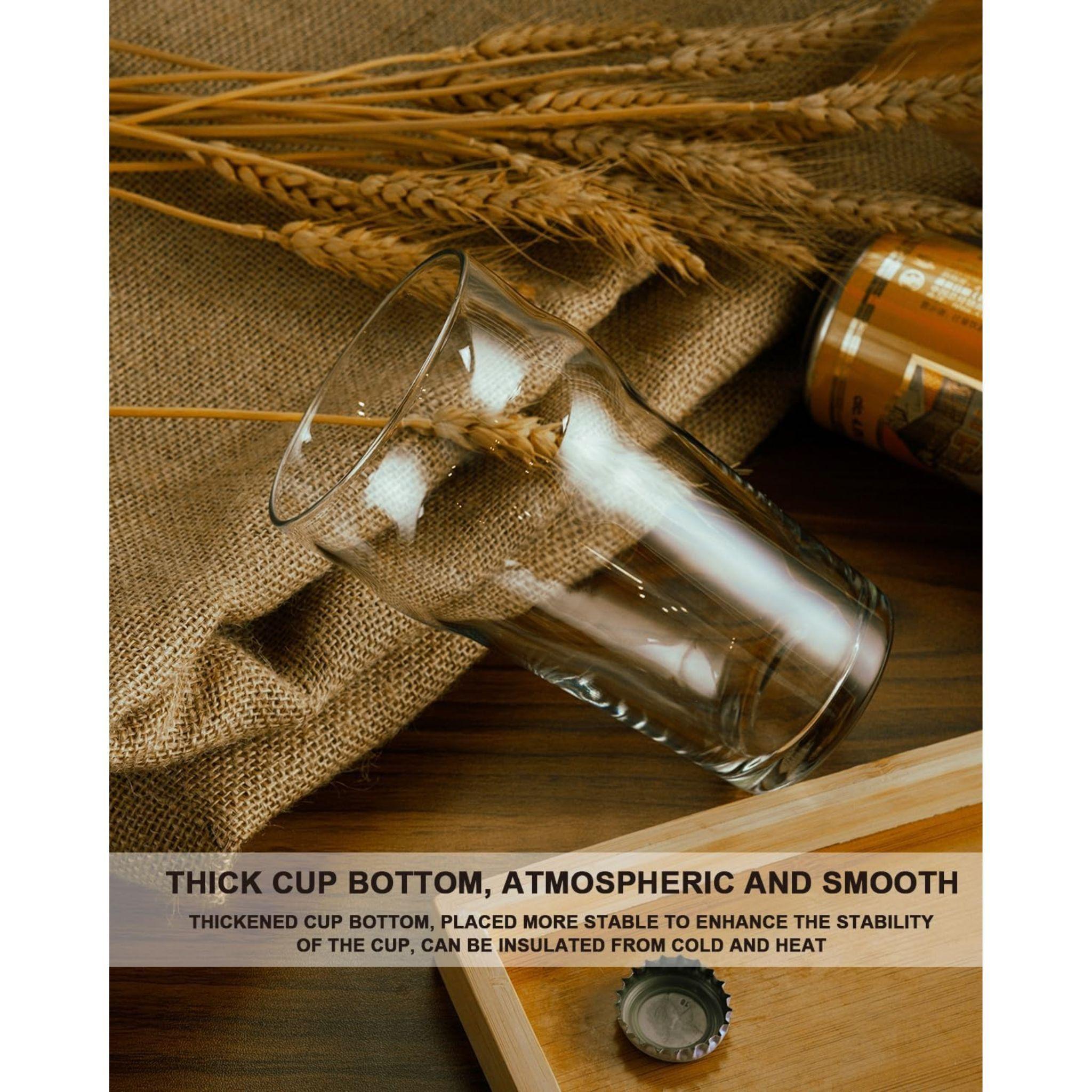 Vasos Cerveceros Grande Vidrio 595cc Britain Cristar X6-4