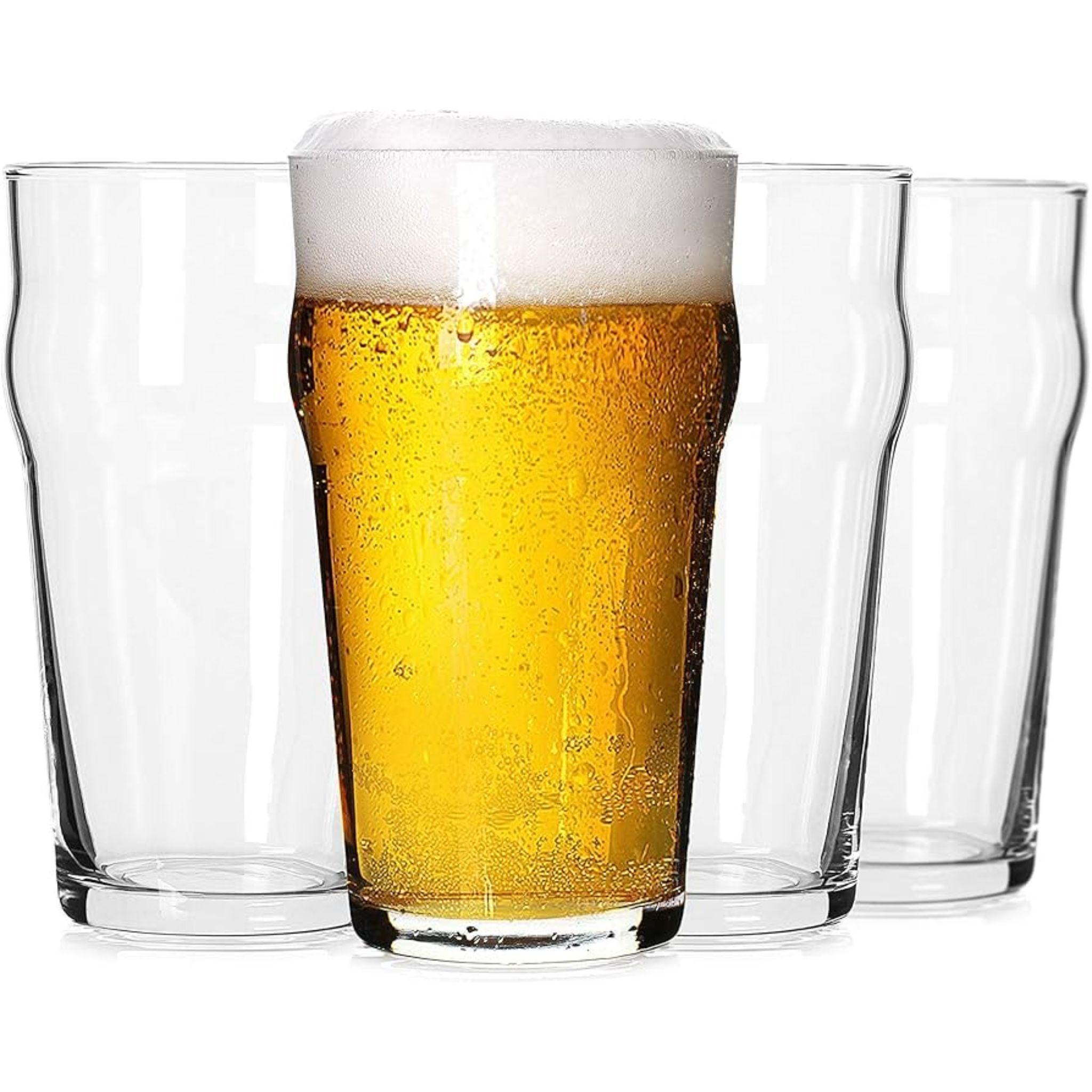 Vasos Cerveceros Grande Vidrio 595cc Britain Cristar X6-5