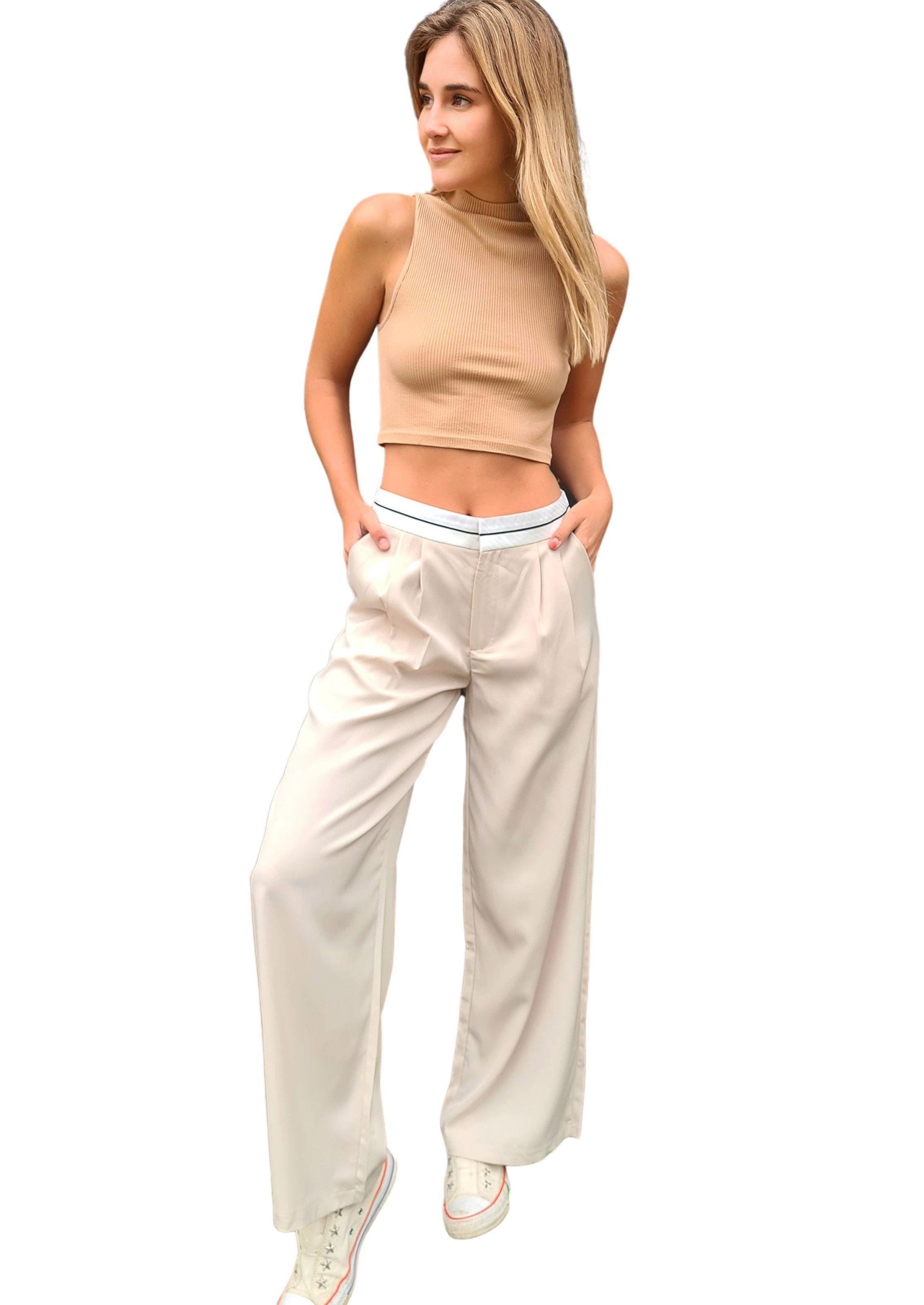 Pantalon Tela MLK Casual Arena Mujer-0