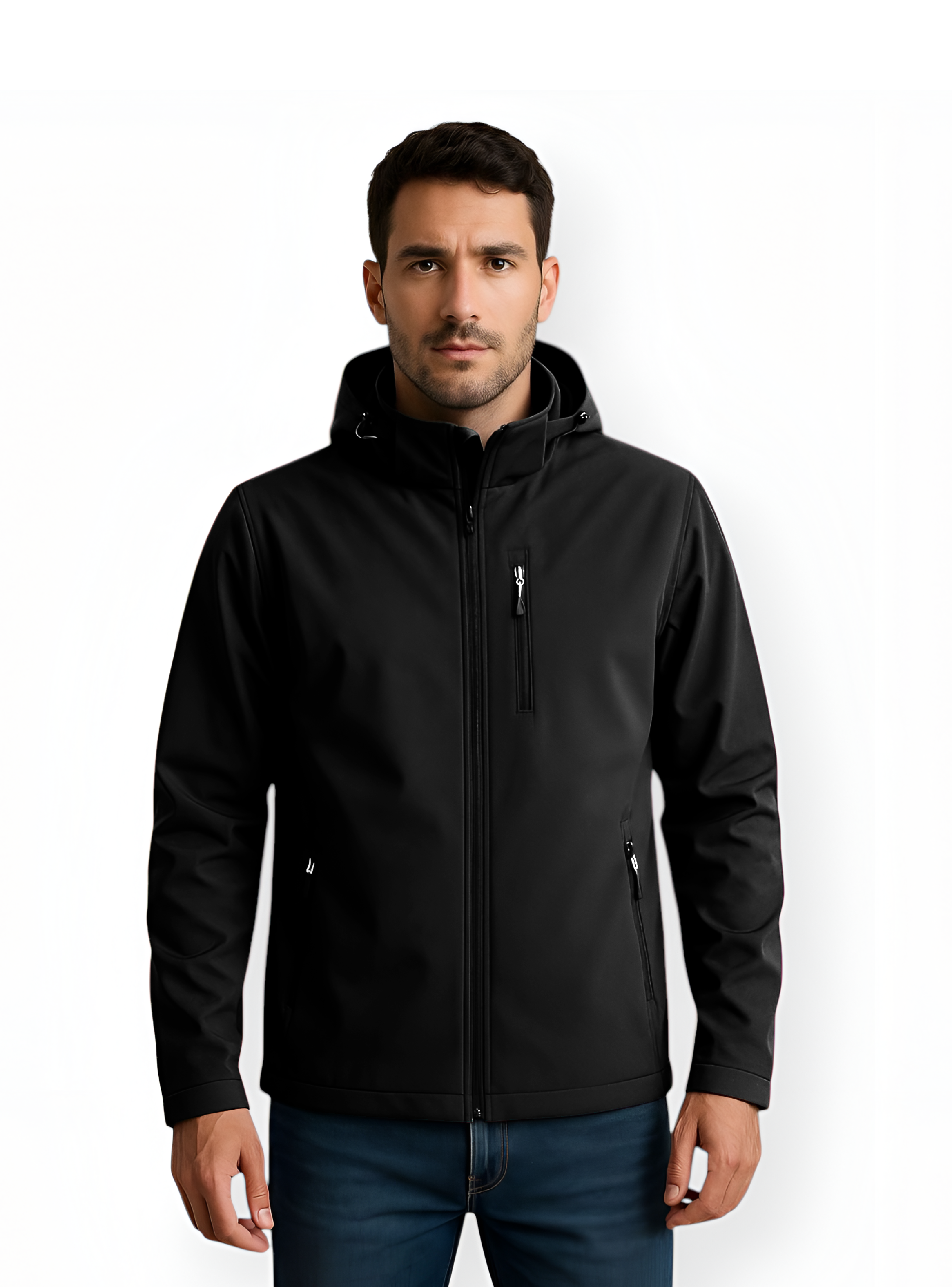 Chaqueta Impermeable Softshell Con Micropolar  Hombre MLK-0