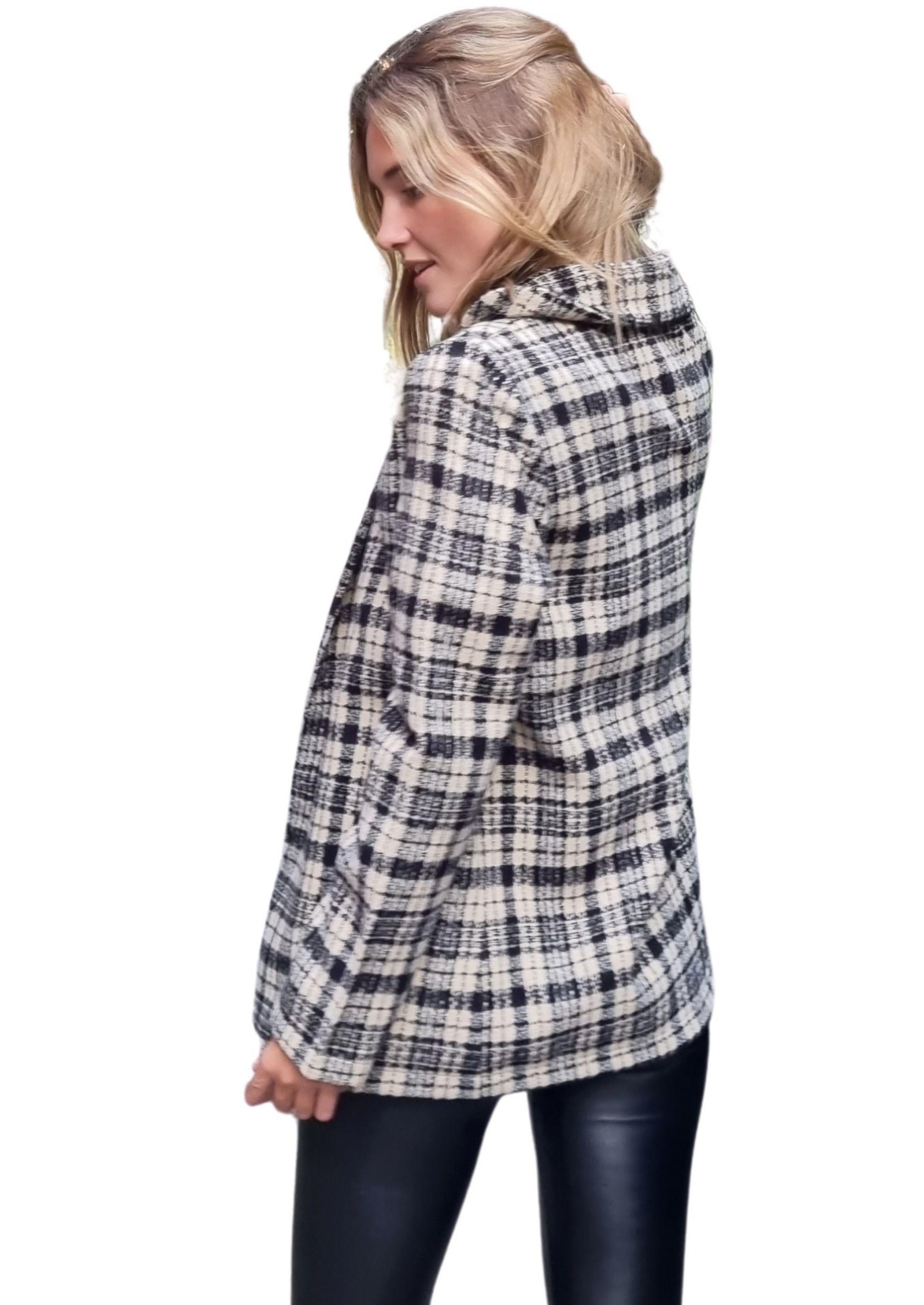 Chaqueta Cuadrille MLK Casual Negro Mujer-2
