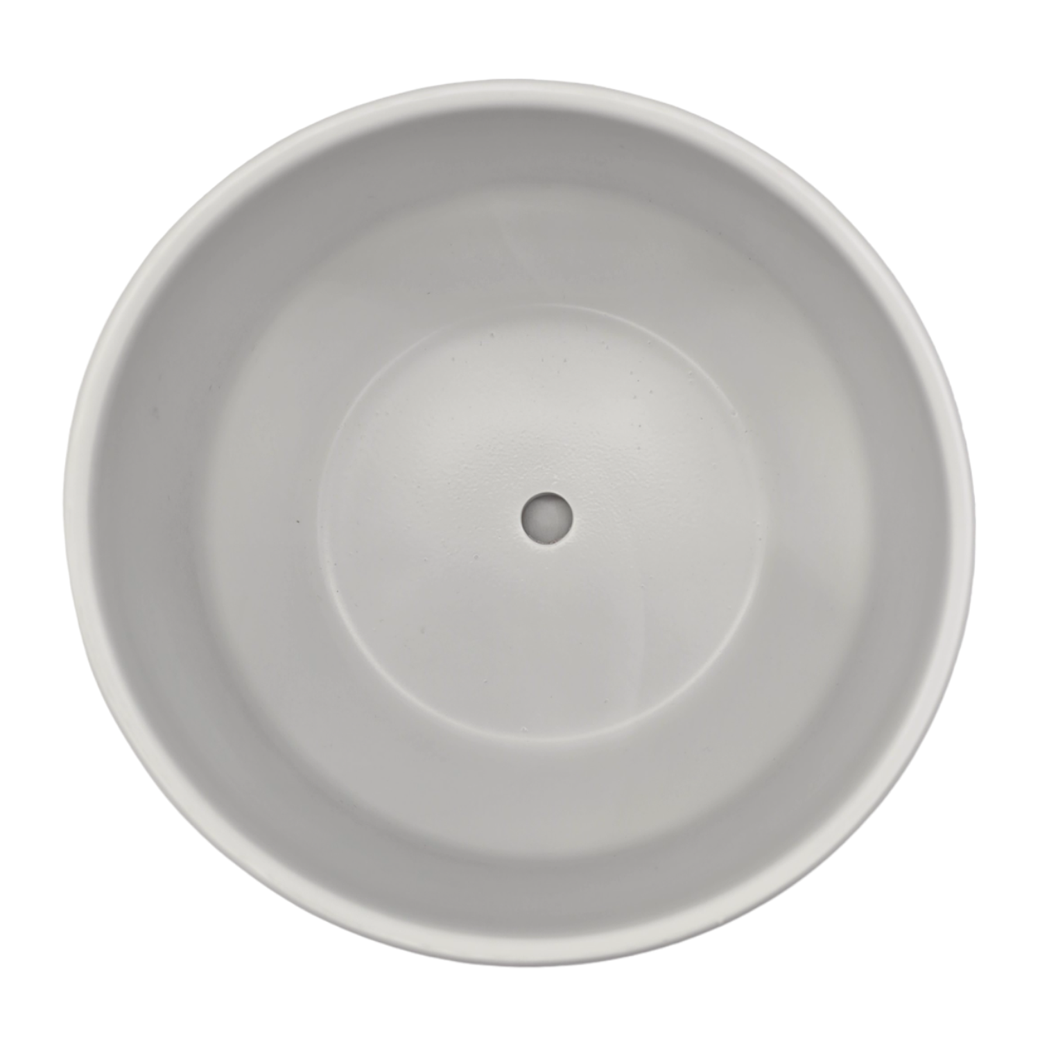 Macetero Maceta De Ceramica Elegante Blanco Liso Brillante S-7