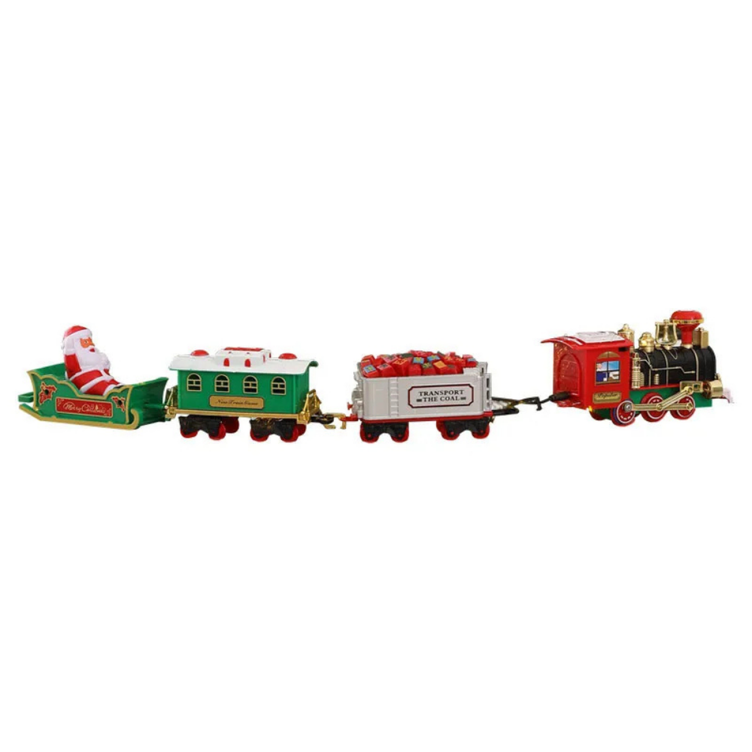 Tren Navideño Electrico Para Arbol Navidad Decorativo Pino-6