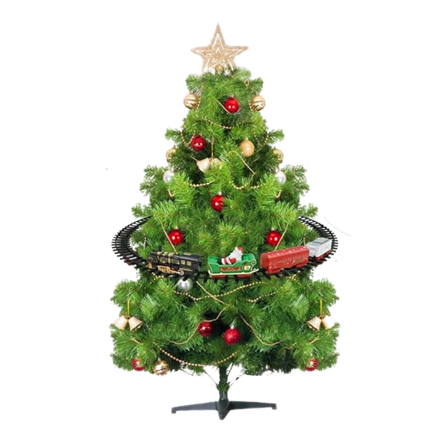 Tren Navideño Electrico Para Arbol Navidad Decorativo Pino-8