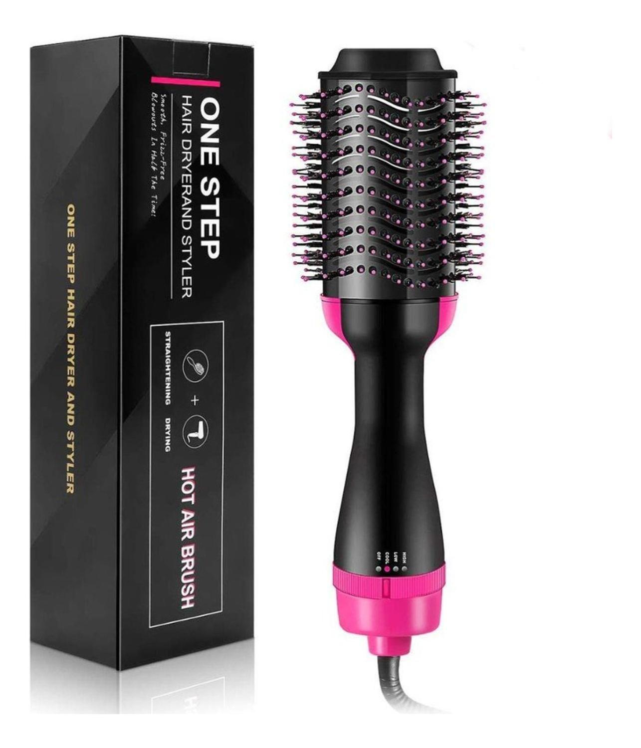 Cepillo Peine Secador Alisador Eléctrico 3 En 1 One Step-0