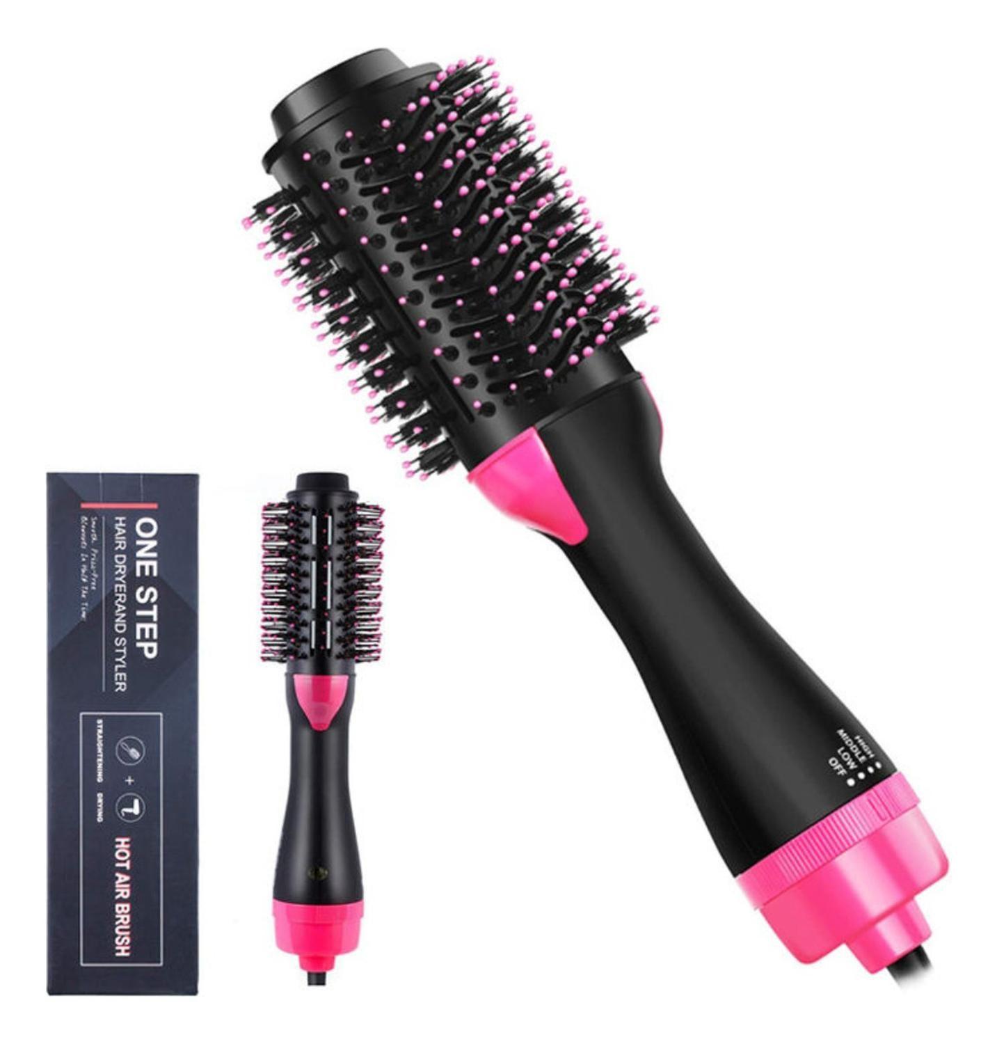 Cepillo Peine Secador Alisador Eléctrico 3 En 1 One Step-4