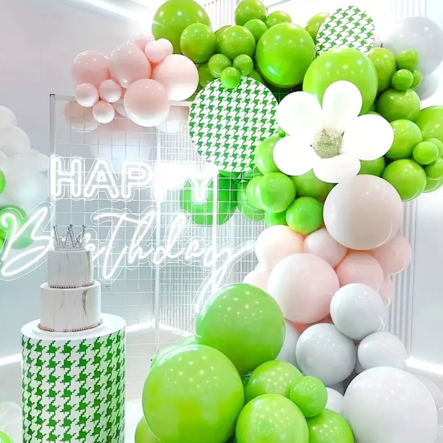 Globos Color Verde Claro Vintage 50 Unidades Tamaño R12-3