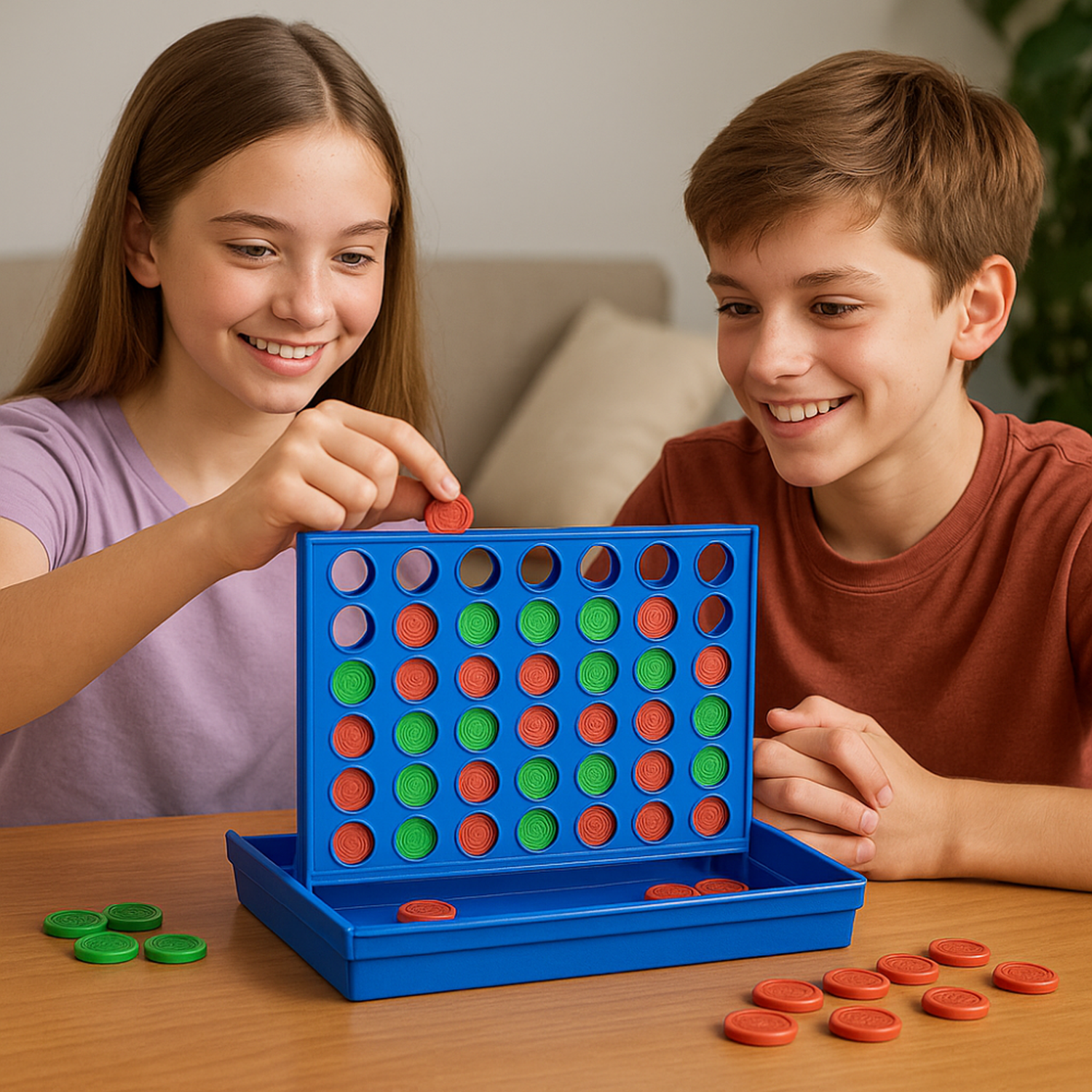 Juego De Mesa Conecta 4 En Linea Y Gana Juguete Divertido-4