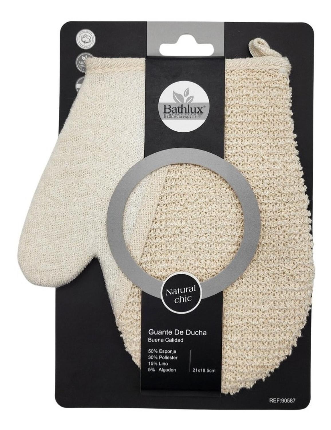 Guante Exfoliante De Ducha Para Piel Suave Natural Chic-0