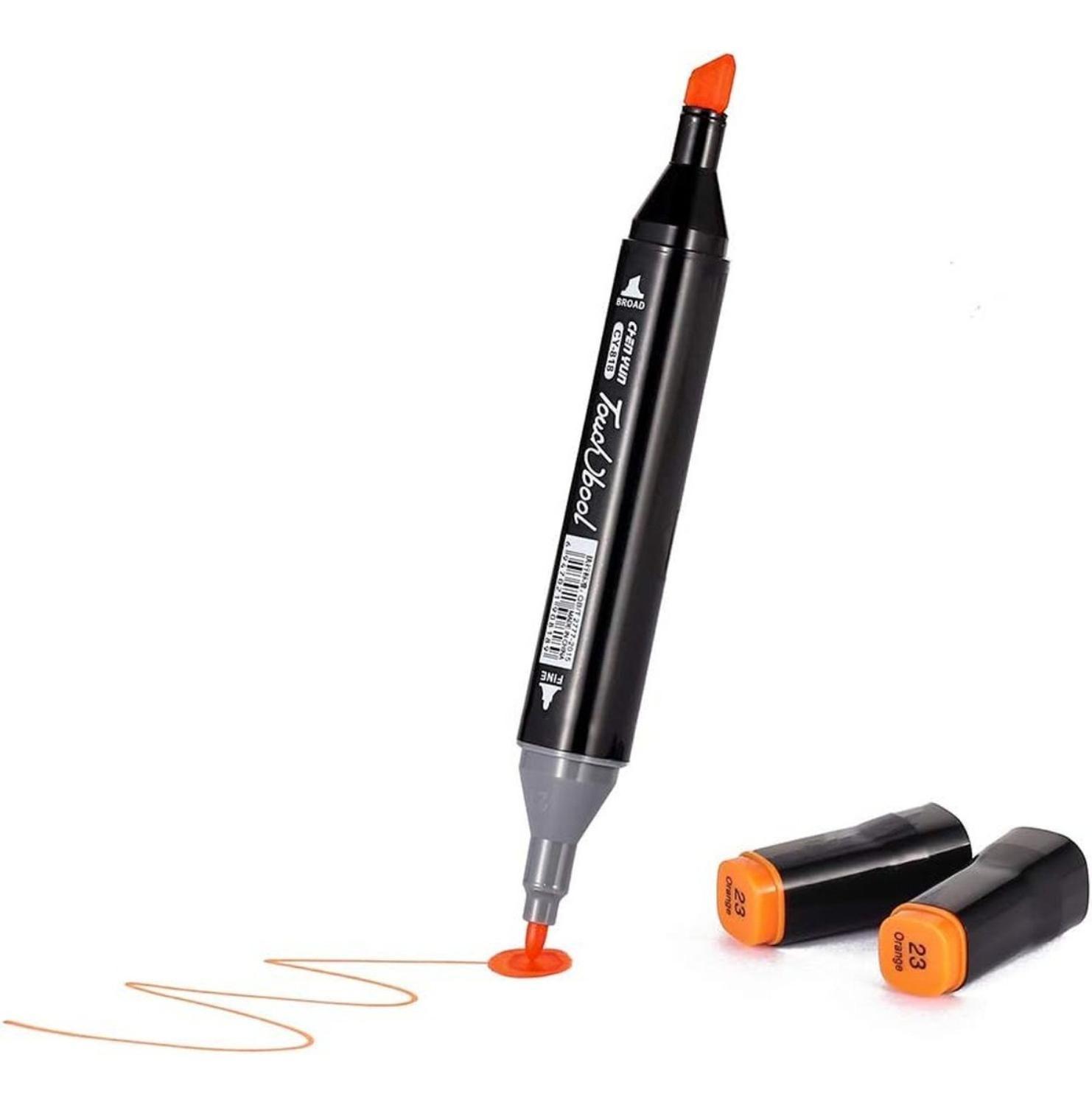 Set 80 Marcadores Doble Punta Rotuladores Plumones Touch-2