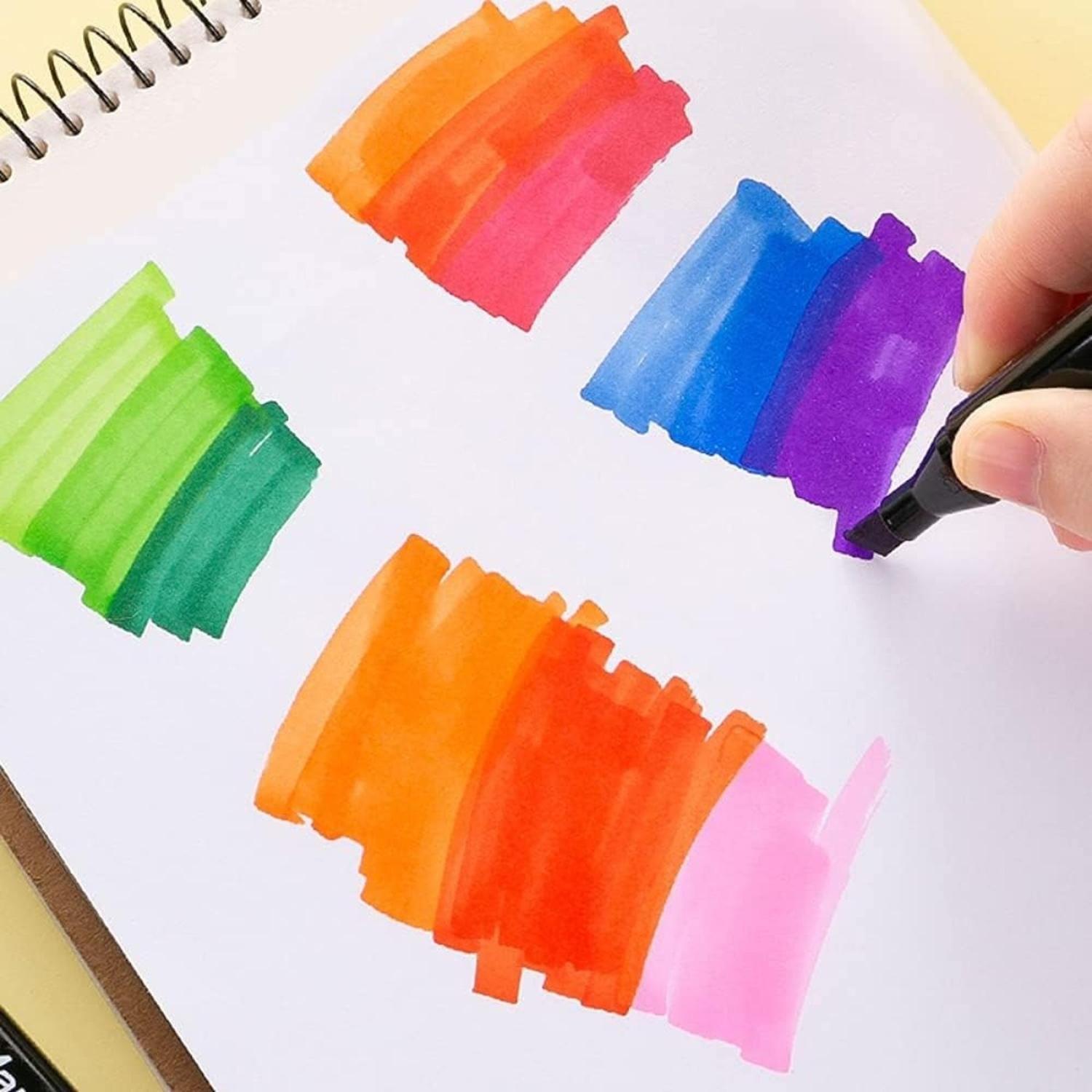 Set 80 Marcadores Doble Punta Rotuladores Plumones Touch-4