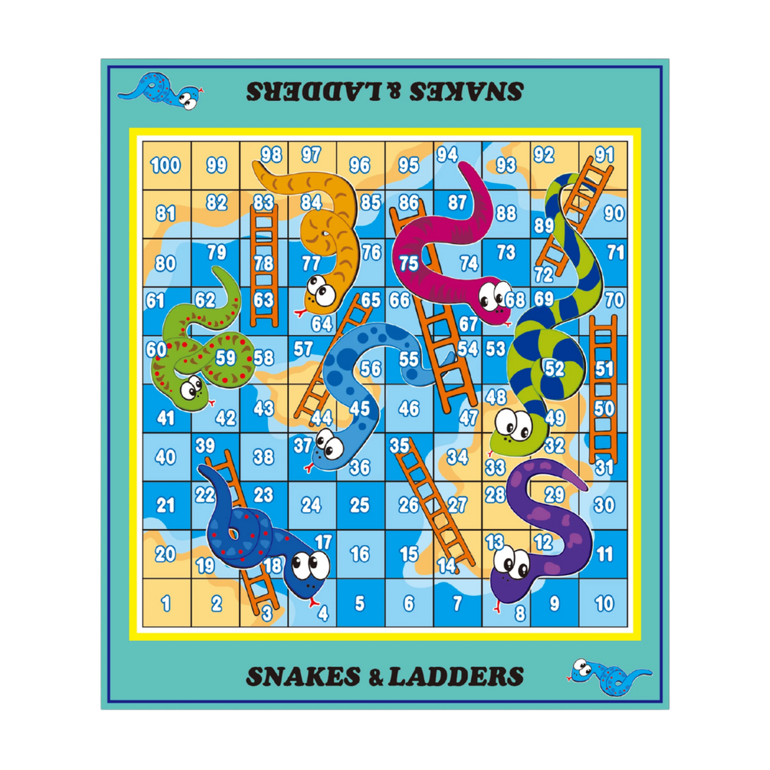 Juego Serpientes Y Escaleras Alfombra De Entretención Niños-4