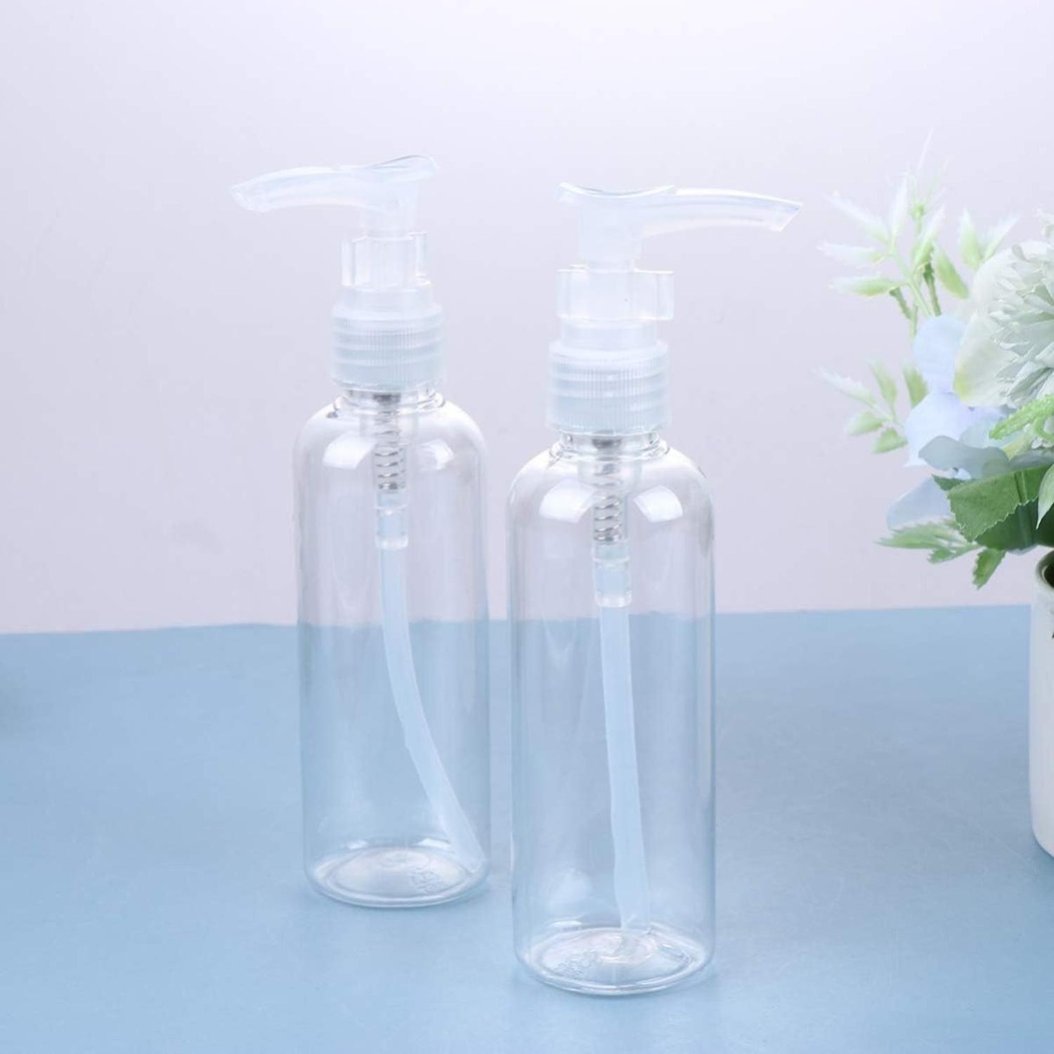 Set 6 Botella Dispensadora 100 Ml Transparente Multiuso-3