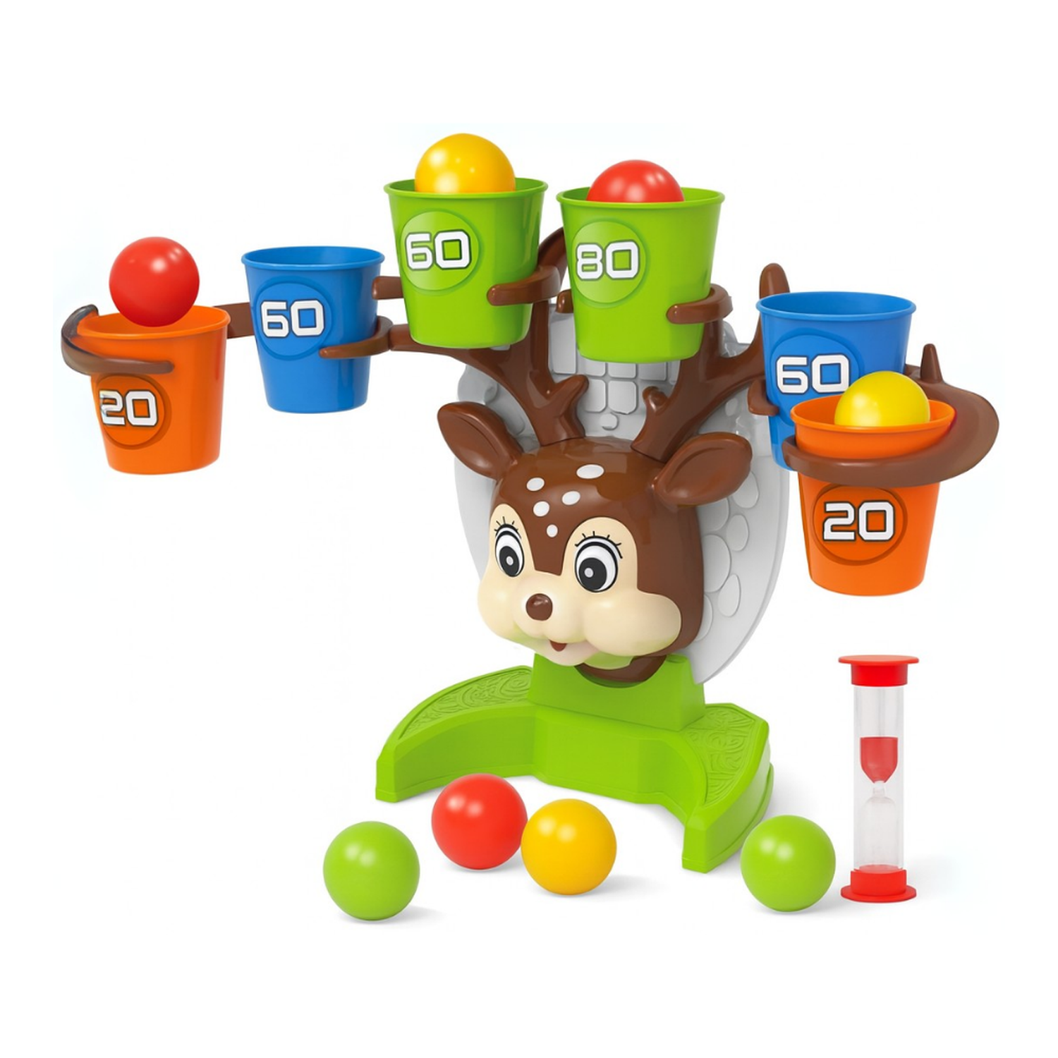 Juego De Encestar Pelotas Deer Bounce Juguete De Punteria-4