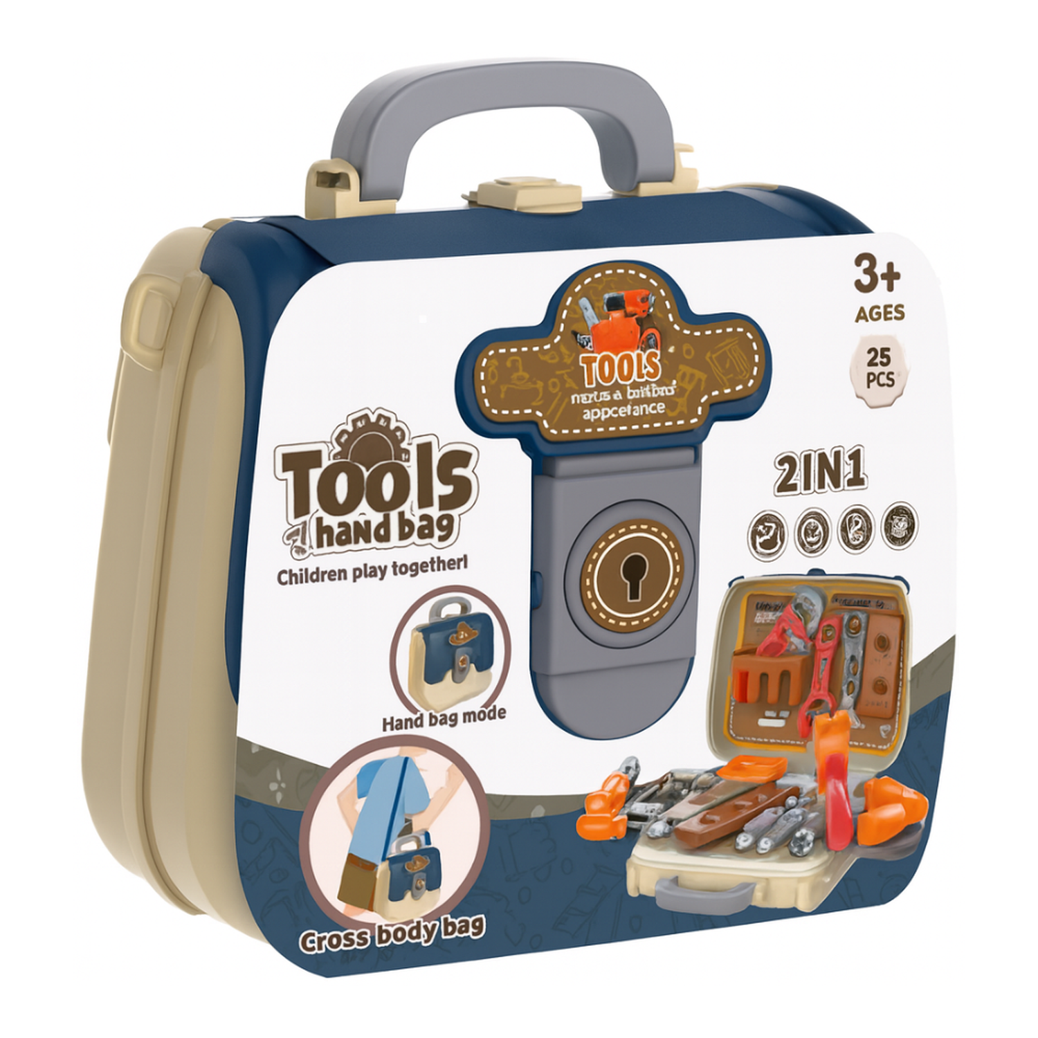 Set Maletin Infantil De Construccion Maleta Herramientas-4