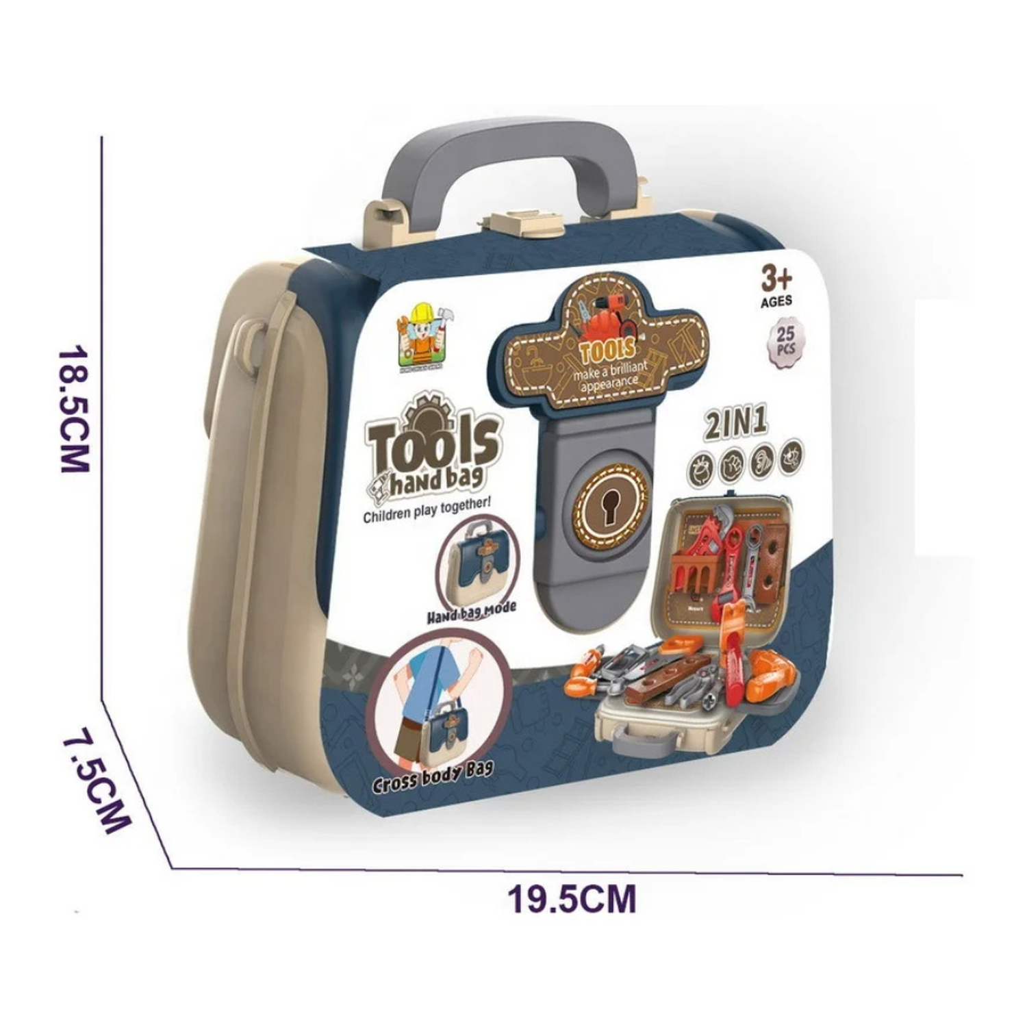 Set Maletin Infantil De Construccion Maleta Herramientas-7